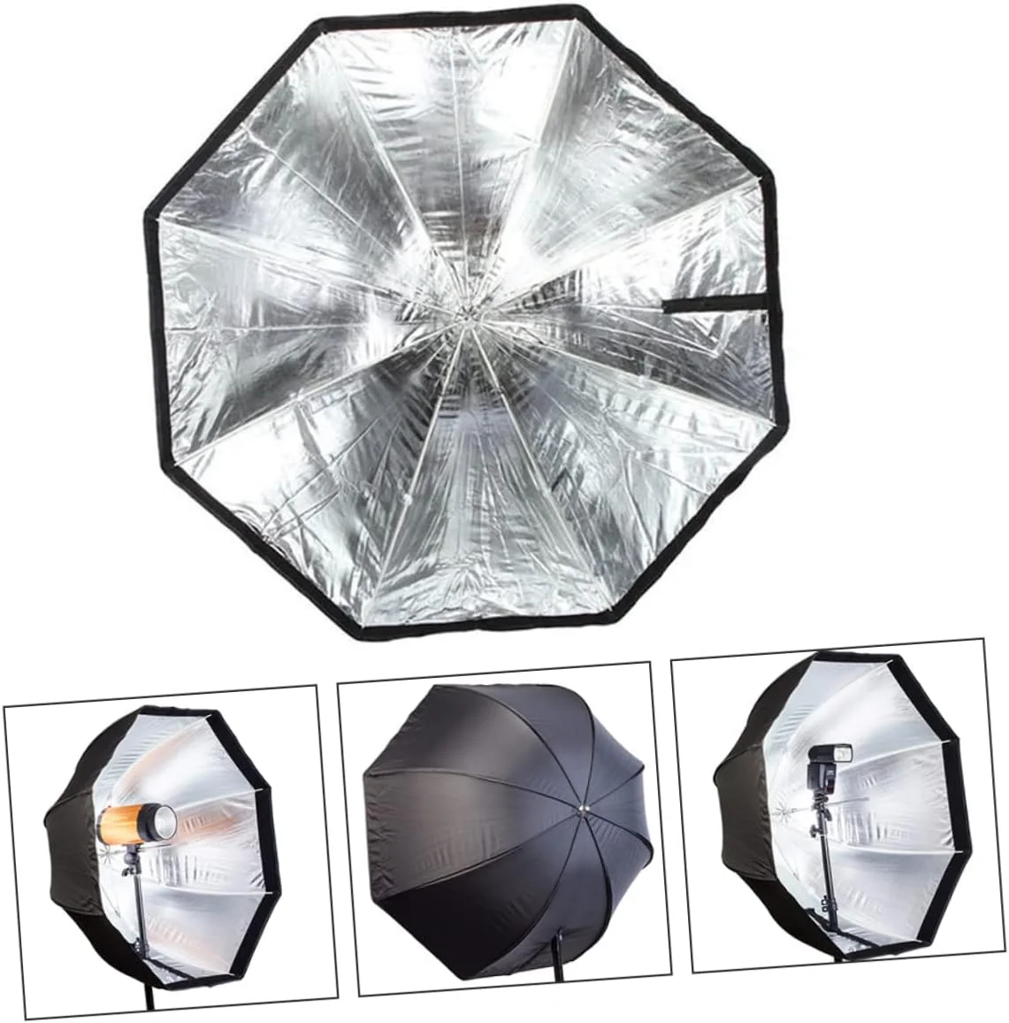 1 عدد تجهیزات عکاسی چتر نور بازتابنده سه پایه دیفیوزر LED کوچک فلاش دوربین عکاسی سبز فضای باز غرفه چتر دیفیوزر ویدئو نایلون UV