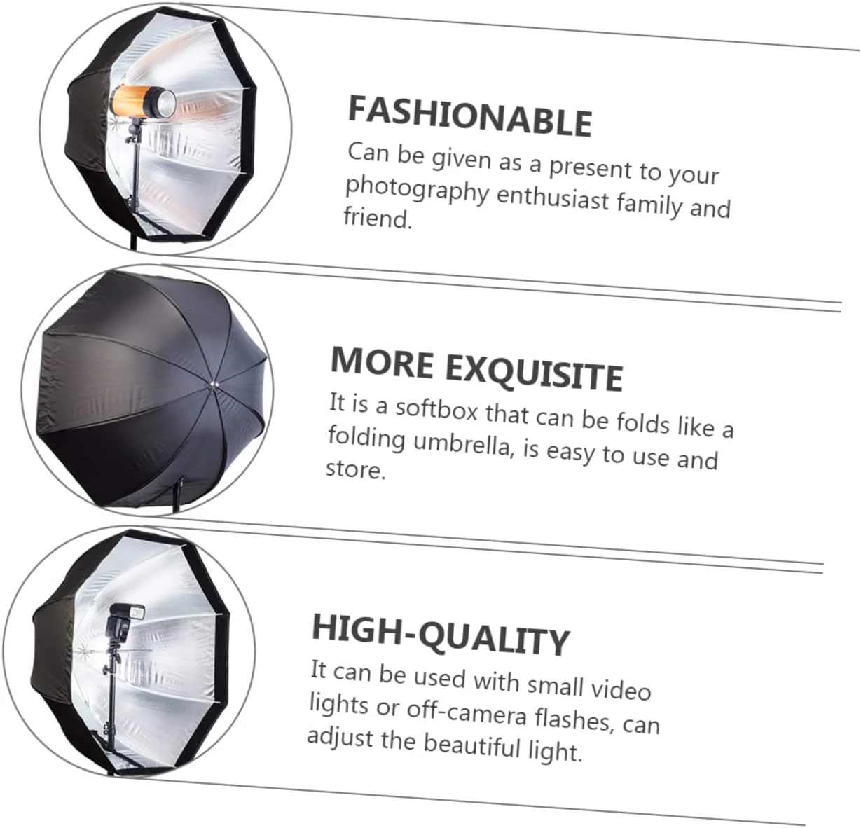 1 عدد تجهیزات عکاسی چتر نور بازتابنده سه پایه دیفیوزر LED کوچک فلاش دوربین عکاسی سبز فضای باز غرفه چتر دیفیوزر ویدئو نایلون UV