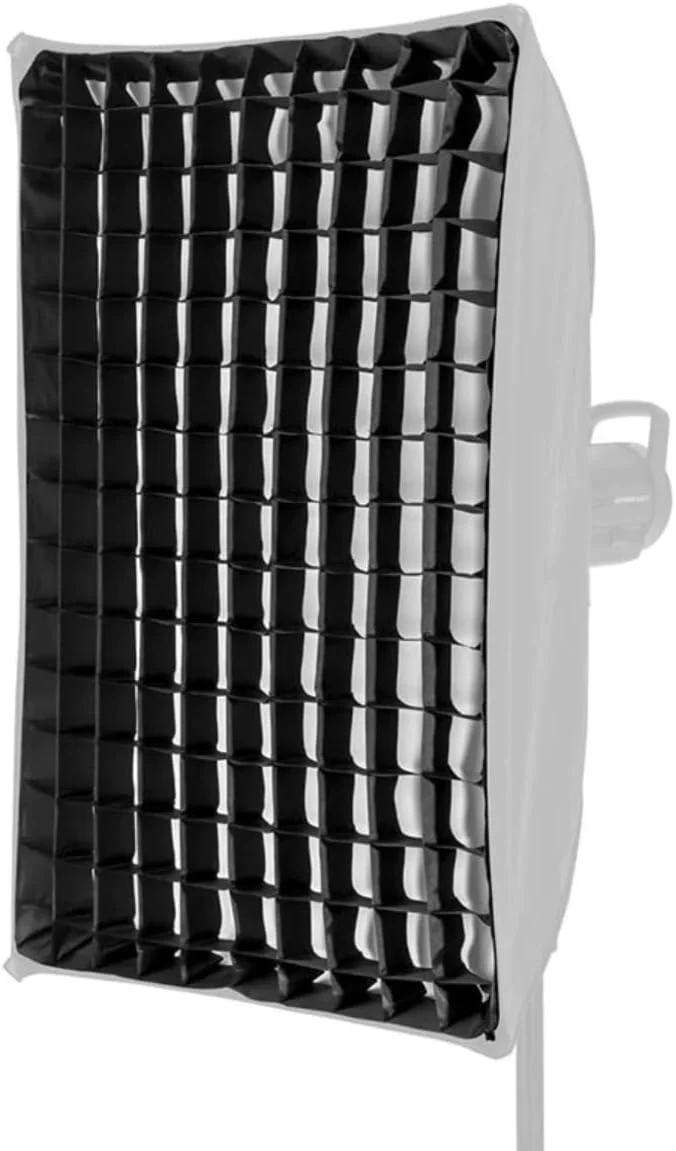 شبکه لانه زنبوری سافت باکس عکاسی 50x70 سانتی متر، شبکه سافت باکس نایلونی، توری تاشو، برای لوازم جانبی عکاسی استودیویی، برای سافت باکس 4 گوشه