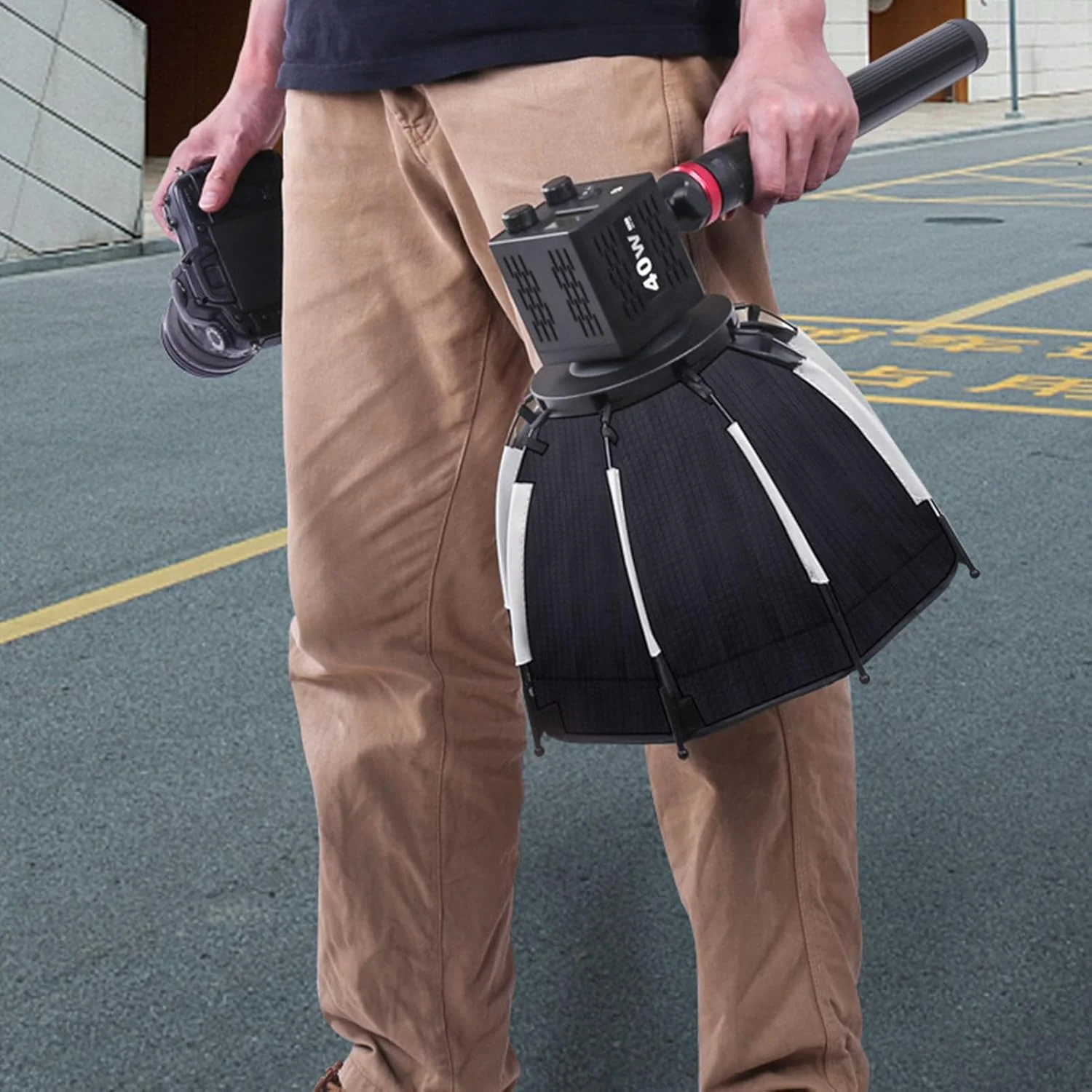 جعبه نور هشت ضلعی انعطاف پذیر Jectse برای نور پرکننده COB با پایه Bowens، کنترل نور و نورپردازی ملایم برای عکاسان حرفه ای و مبتدی