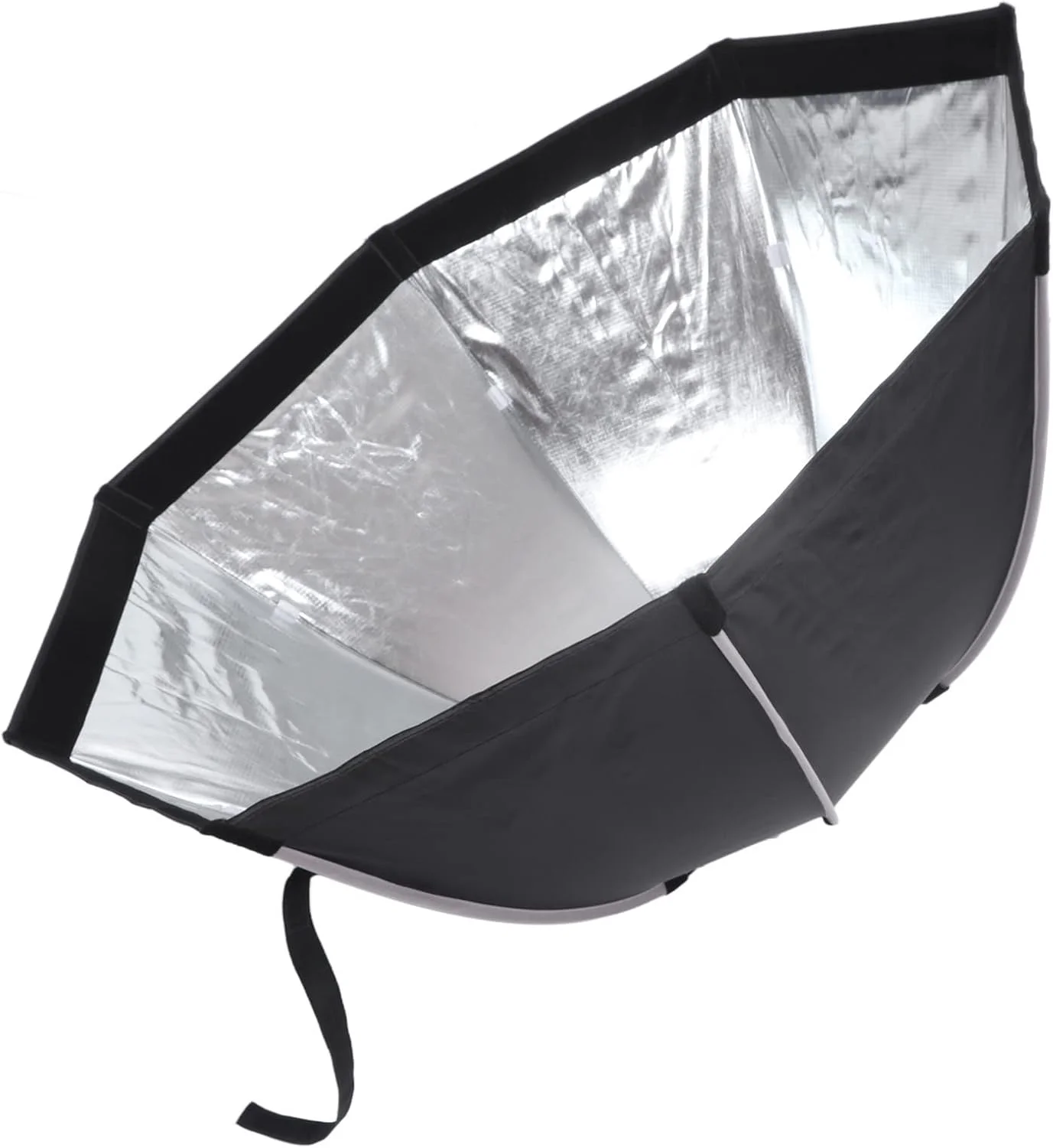سافت باکس هشت ضلعی، دیفیوزر پارچه ای چتری سافت باکس رفلکتور پوشش بازتابنده نایلون فلزی (90 سانتی متر (K290))