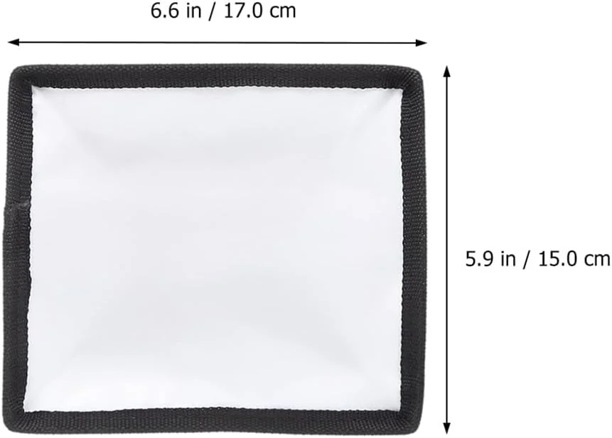 DOITOOL 2 عدد دیفیوزر فلاش، دیفیوزر نور فلاش کیس کامپیوتر، سافت باکس، روکش نور، بازتابنده فلاش دوربین، دیفیوزر نرم تاشو قابل حمل، دیفیوزر چراغ های فلاش برای عکاسی