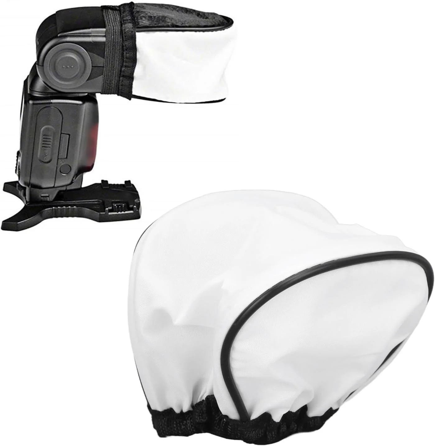 نرم کننده نور فلاش، سافت باکس نایلونی یونیورسال فلاش و دیفیوزر بازتابنده، برای فلاش های اسپیدلایت دوربین های DSLR