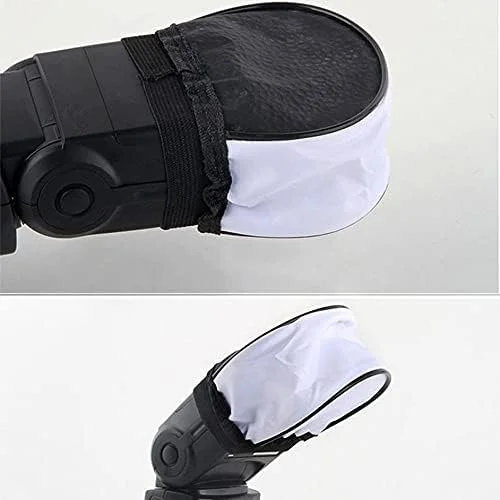 نرم کننده نور فلاش دوربین پارچه ای قابل حمل سافت باکس برای اسپیدلایت پوشش پارچه ای بازتابنده لوازم جانبی فلاش
