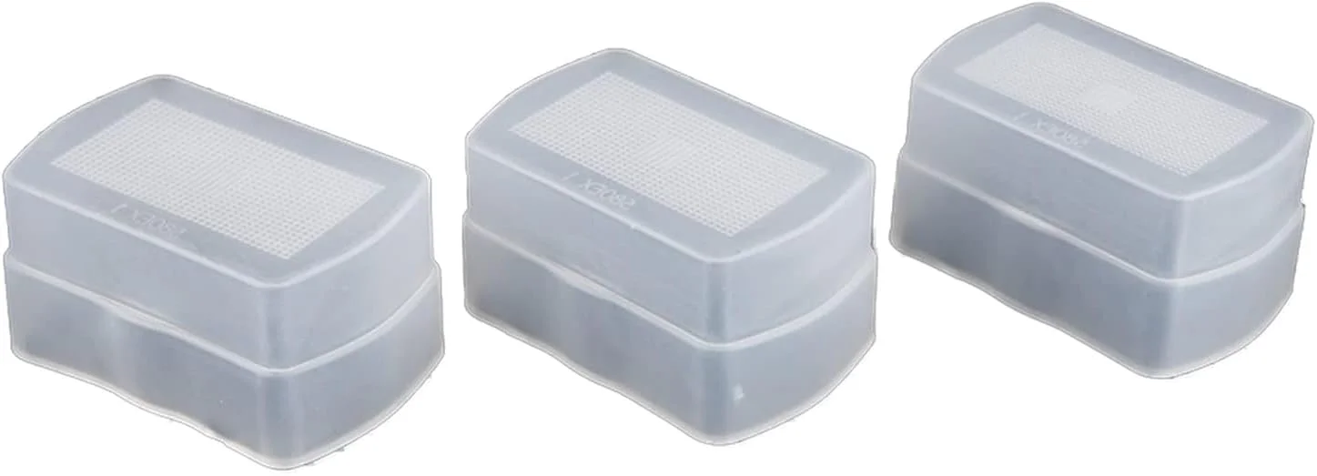 پخش کننده نور فلاش، پخش کننده نور فلاش دوربین 3 عددی مینی سافت باکس سفید برای فلاش اسپیدلایت مناسب برای فلاش بالای 580EX