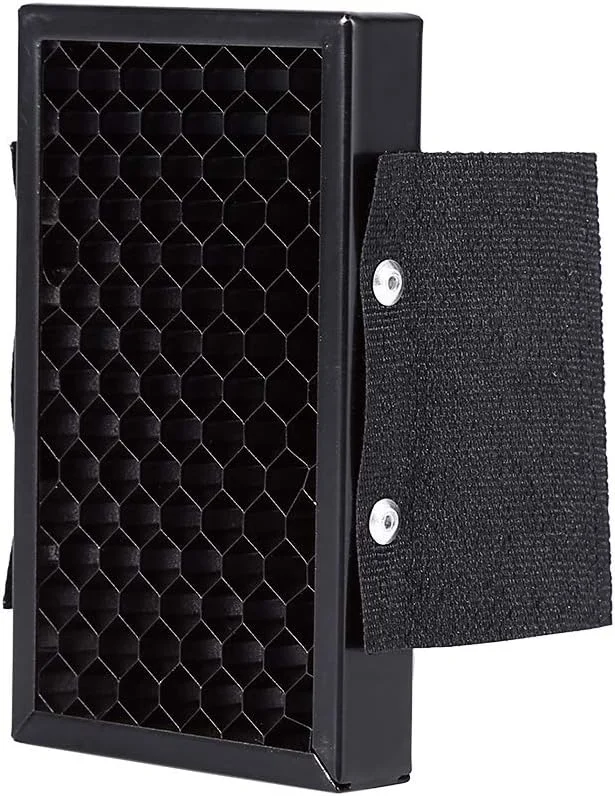 نرم باکس گرید نور Denash، سبک وزن، بند قابل تنظیم، منبع نور یکنواخت، فلاش نقطه ای برای