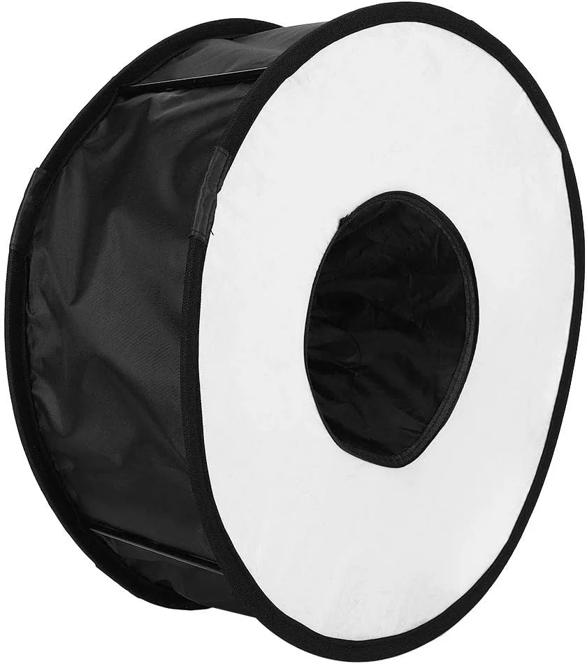 نور پخش کن فلاش Denash، قابل اعتماد، حمل آسان، جعبه نرم کننده تاشو، مناسب برای اکثر فلاش های دوربین