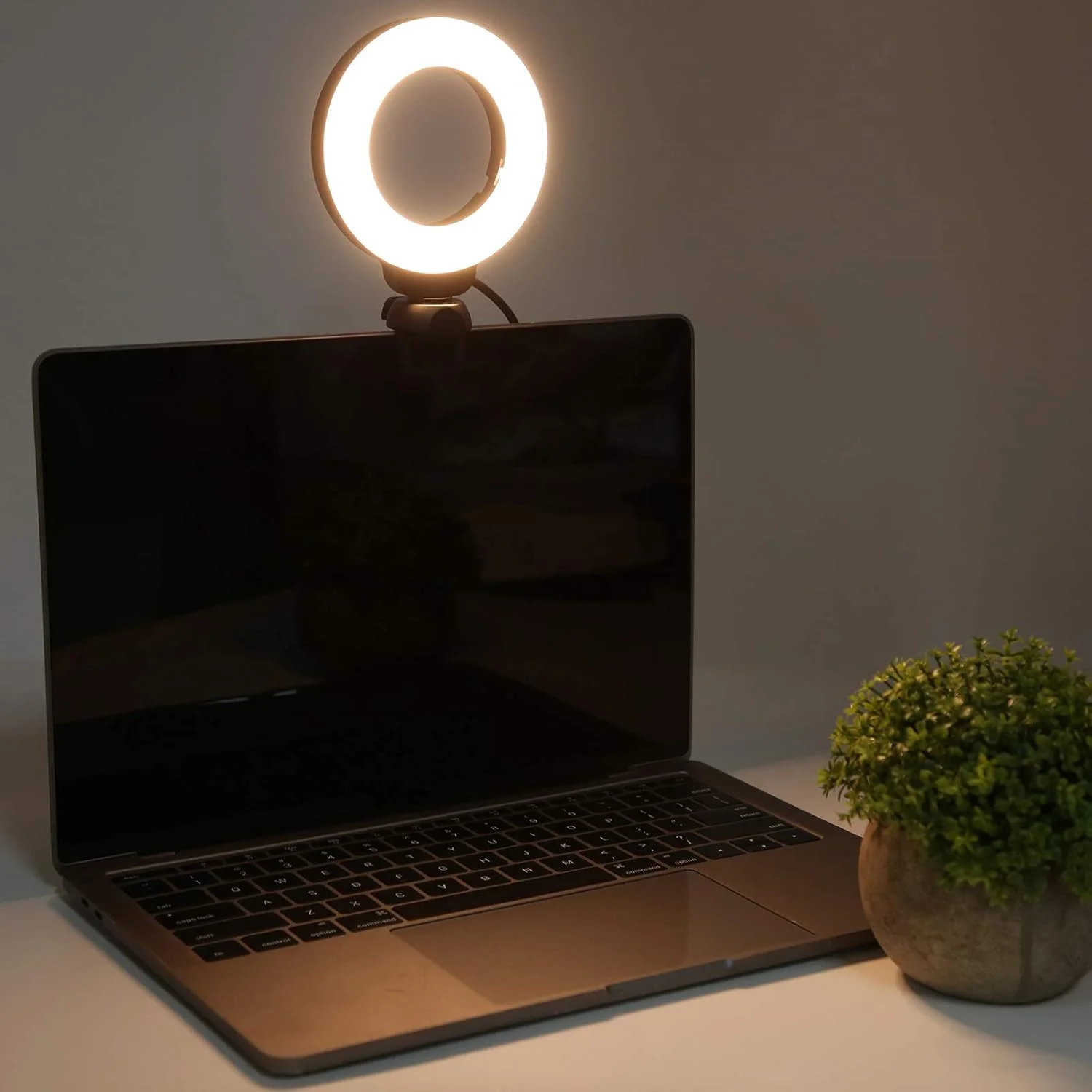 چراغ ال ای دی 4 اینچی Denash، کاربردی، قابل اعتماد، نور پرکننده 3 رنگ برای آموزش آنلاین، جلسات آنلاین و ویدیوهای زنده