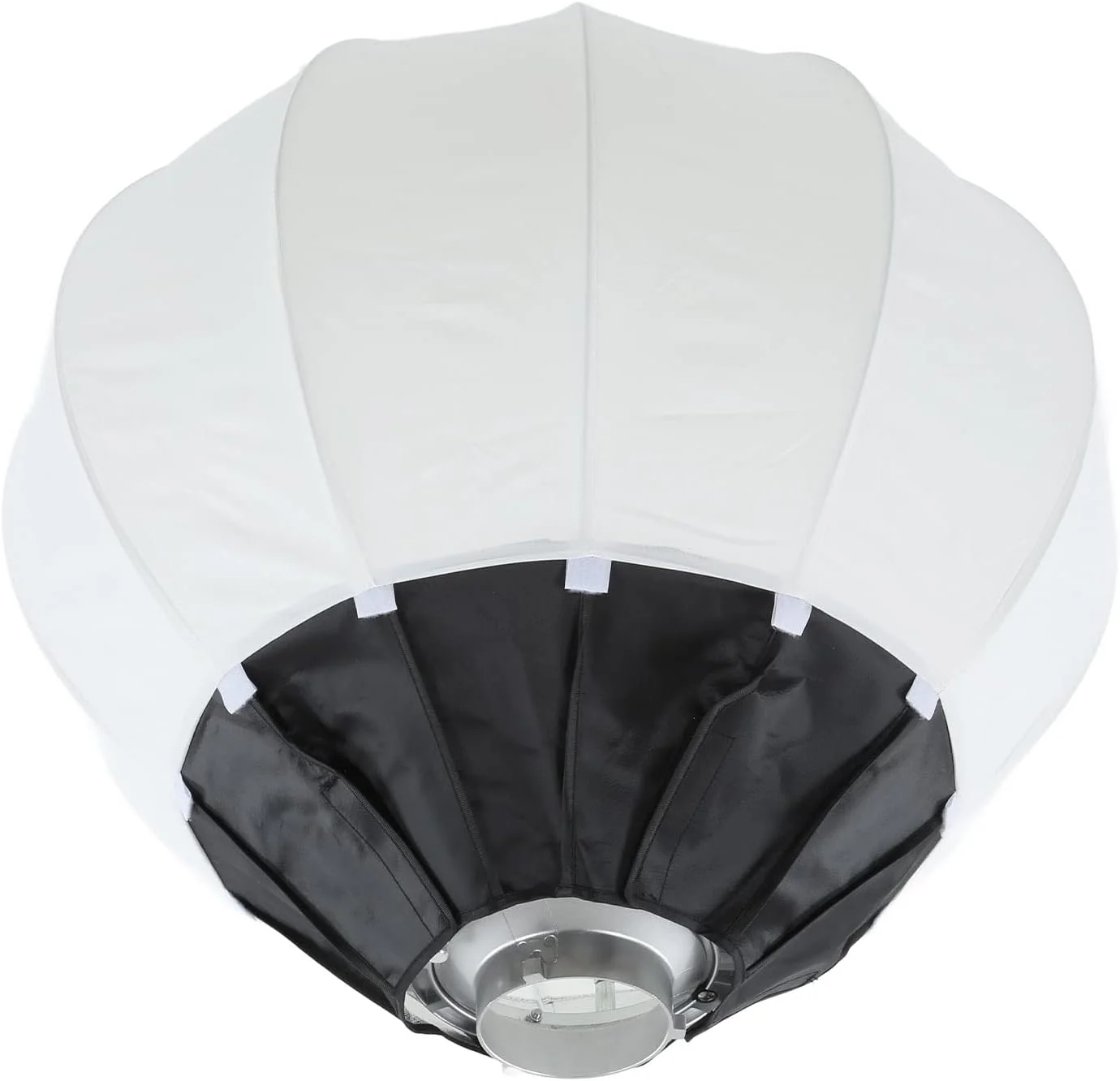 نرم باکس کروی Denash، سافت باکس تاشو سبک فانوسی با نور یکنواخت و عمر طولانی برای ضبط ویدیو، پخش زنده و فیلم های کوتاه (65 سانتی متر)