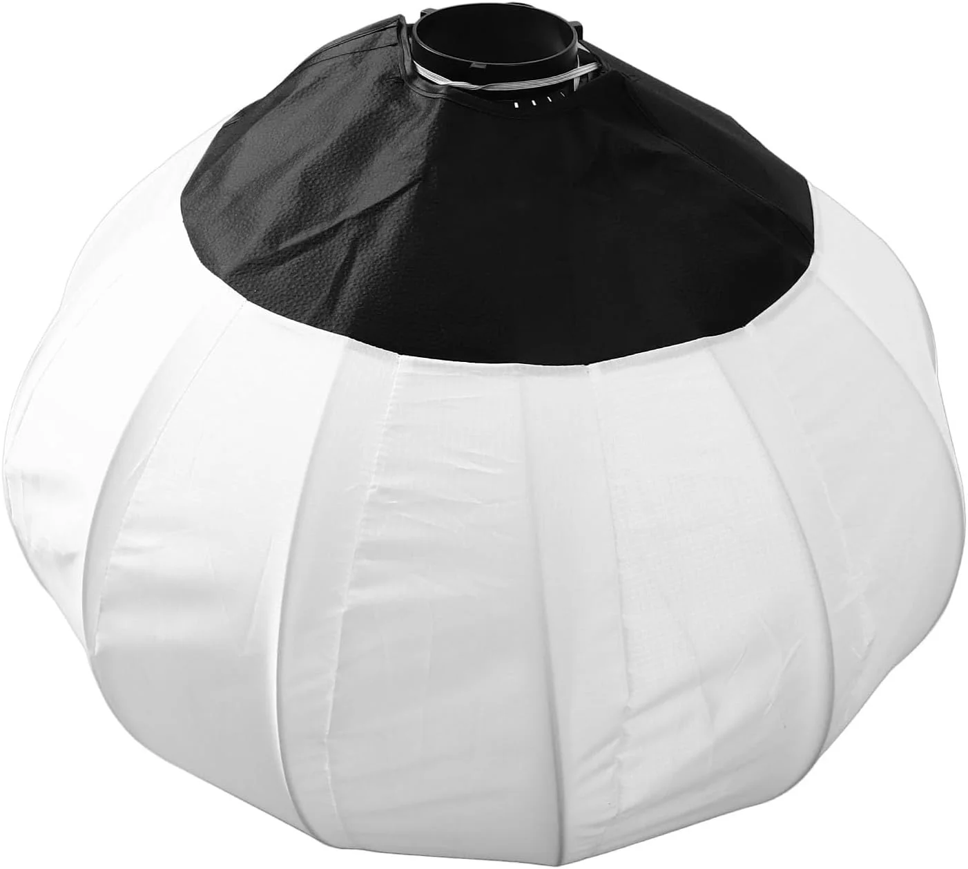 نرم‌باکس فانوسی مقاوم Cryfokt، اصلاح‌کننده نور نرم 65 سانتی‌متری، دیفیوزر نور 360 درجه با نصب سریع، شکل توپی با مواد مقاوم برای نور مداوم ویدیو و نور ویدیوی زنده