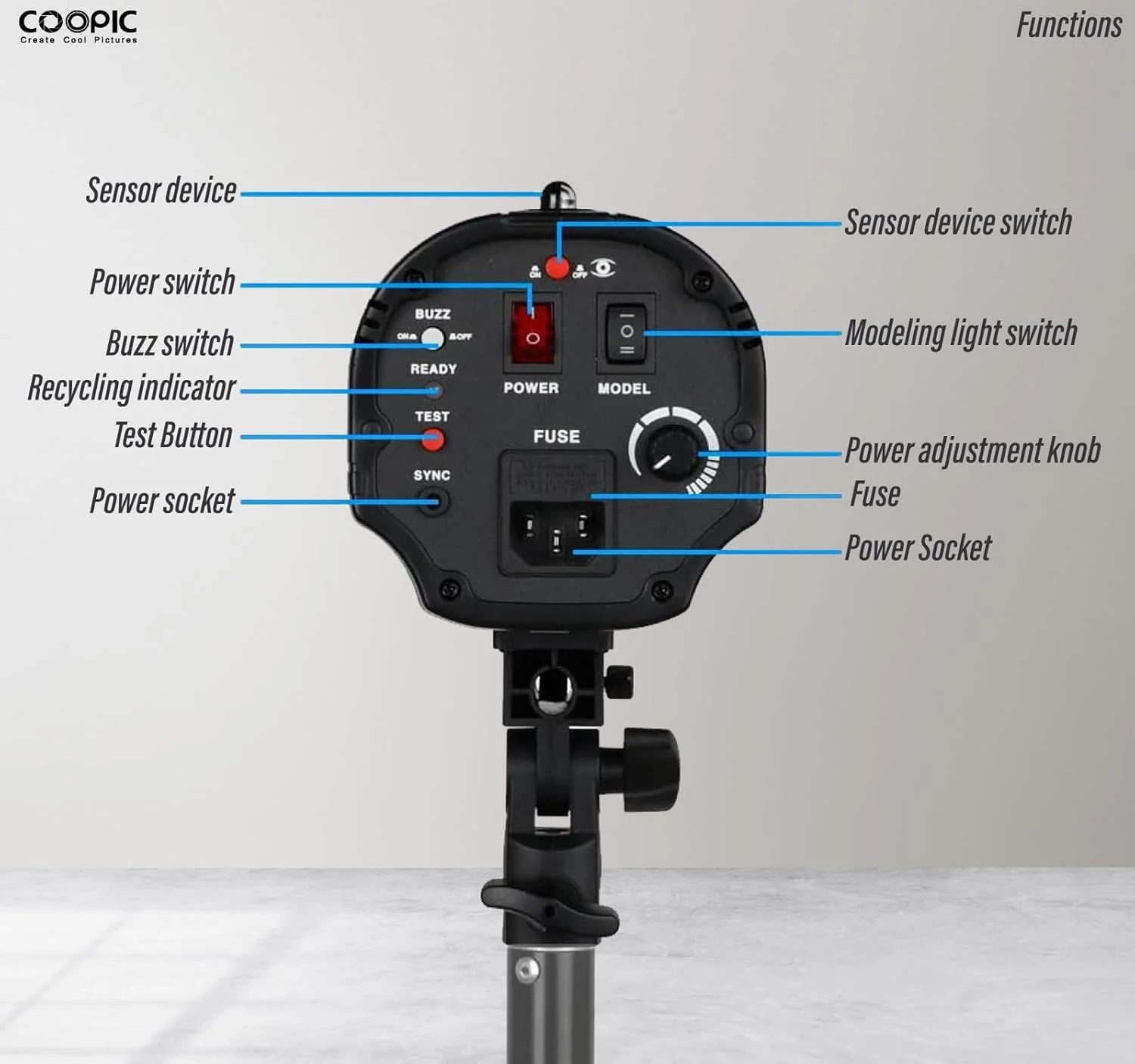 فلاش استودیویی مدل x-250 به همراه سافت باکس