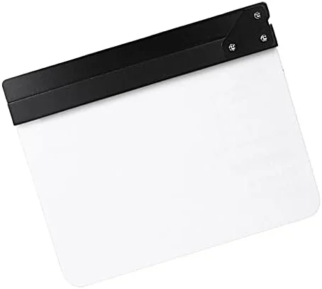 تخته کلاکت فیلمبرداری اکریلیک با قابلیت نوشتن و پاک کردن، مناسب فیلم، سریال و تبلیغات، ابعاد 24.5 * 29.8 سانتیمتر