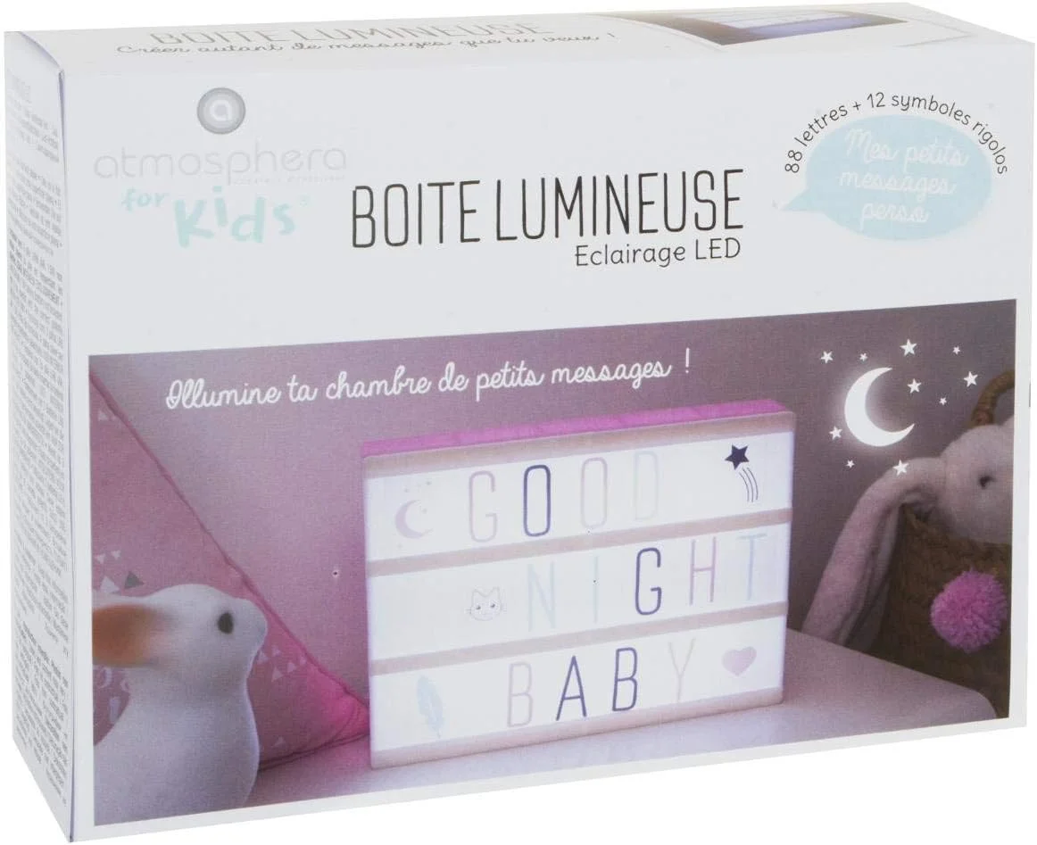 جعبه چراغ دار صورتی A5 ATMOSPHERA CREATEUR D'INTERIEUR