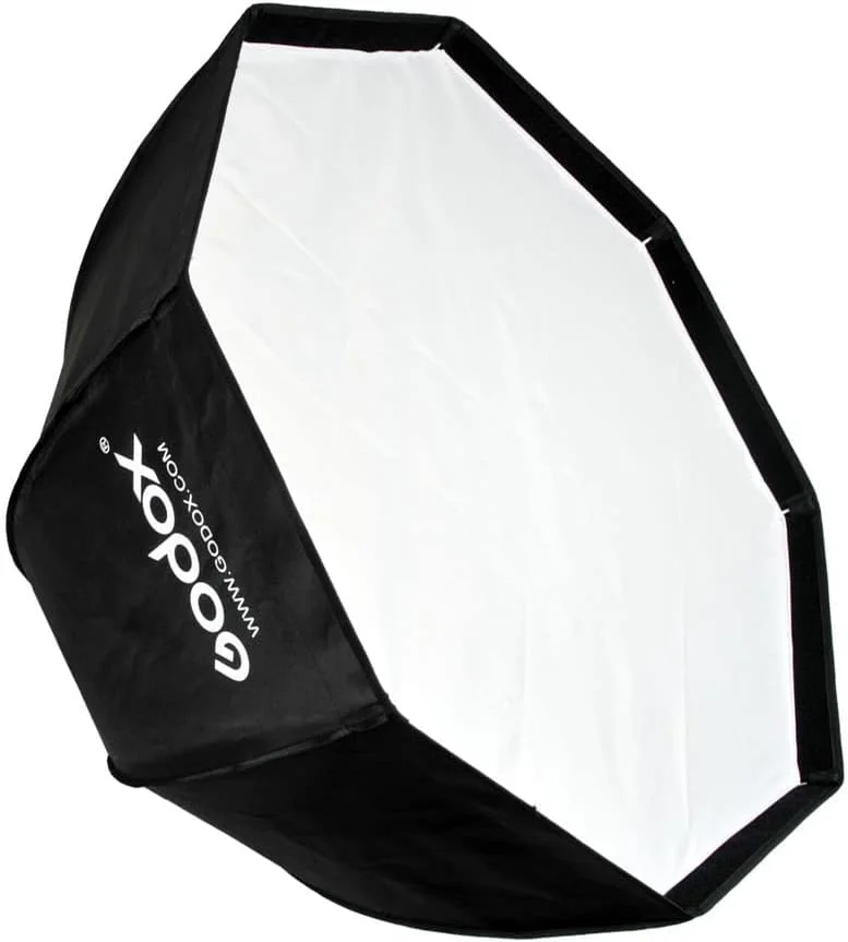 ANE SB-UE، سافت باکس چتری هشت ضلعی قابل حمل 80 سانتی متری با مانت بوئنز برای اسپیدلایت