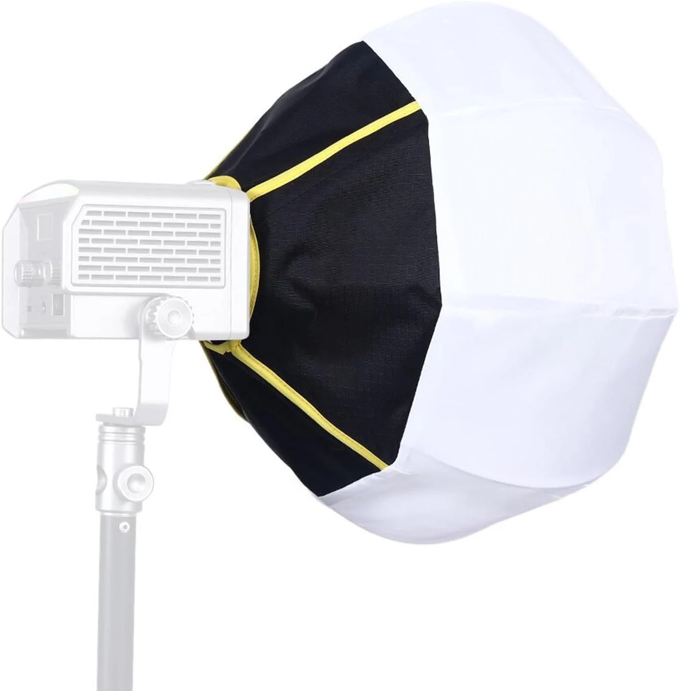 نرم باکس فانوسی Annadue برای چراغ های ویدئویی LED کوچک Bowens، کیف ذخیره سازی پیکانی 12 اینچی، پخش کننده نور همه جهته 270 درجه، نرم باکس فانوسی کوچک برای استودیوی عکاسی