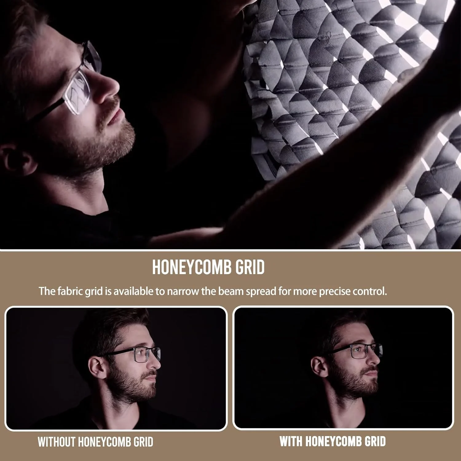 مینی سافت باکس AMBITFUL با مانت بوئنز، باز شدن سریع، تاشو سریع، به همراه دیفیوزر، لانه زنبوری و کیف مینی سافت باکس AMBITFUL با مانت بوئنز، باز شدن سریع، تاشو سریع، به همراه دیفیوزر، لانه زنبوری و کیف