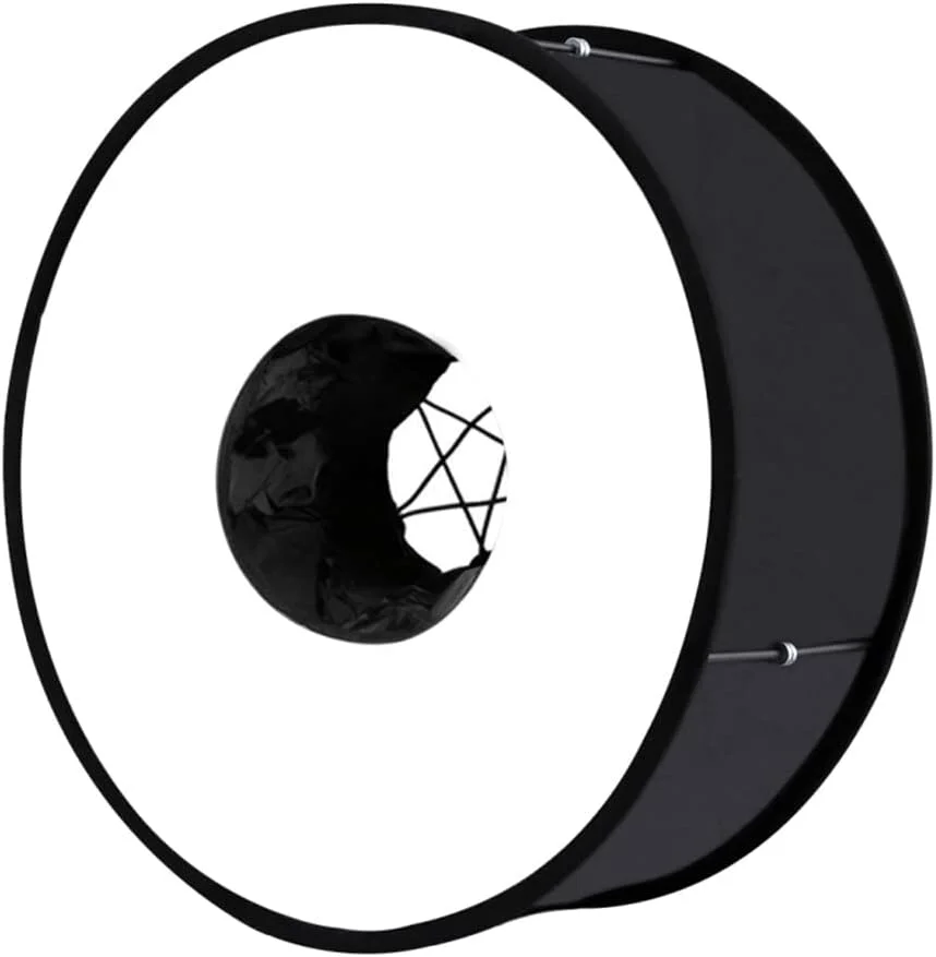 نرم باکس فلاش اسپیدلایت گرد 450 میلی متری تاشو برای نورپردازی عکاسی