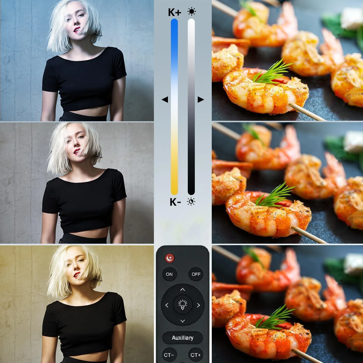 کیت نورپردازی سافت باکس (2 عدد)، سافت باکس 50x70 سانتی متر | لامپ ال ای دی 150 وات E27 با دمای رنگی 3200-5500K، تجهیزات نورپردازی مداوم استودیوی عکس برای عکاسی، ضبط ویدیو