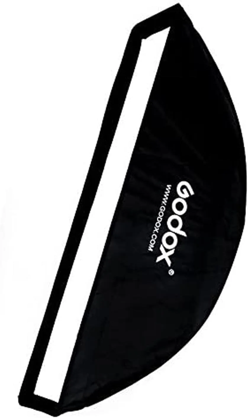 نرم باکس استریپ گودکس 30x120 سانتی‌متر به همراه گرید لانه زنبوری و مانت بوئنز، مناسب برای فلاش‌های استودیویی Godox AD600BM SK400II MS300 AD400Pro VL150 SL150 به همراه کیف حمل