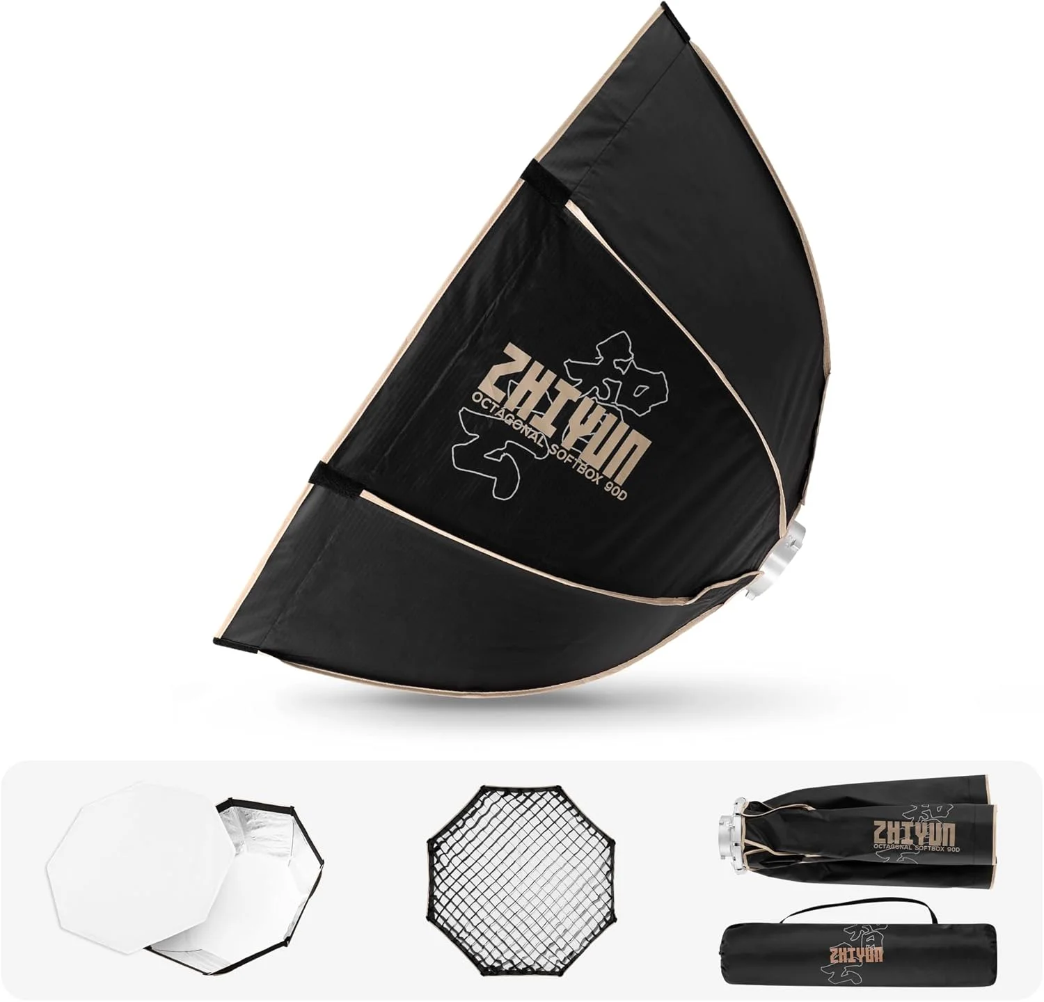 نرم باکس هشت ضلعی 95 سانتی متری ZHIYUN با مانت بوئنز