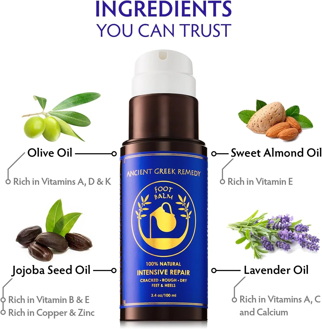 کرم پا ارگانیک، مرطوب کننده پای خشک، درمان ترک پاشنه پا، بالم نرم کننده پا، کیت مراقبت از پای زبر، لوسیون پای ورزشکاران، نرم کننده و از بین برنده ماسک لایه بردار پا، از بین برنده پینه برای ترمیم خارش پا کرم پا ارگانیک، مرطوب کننده پای خشک، درمان ترک پاشنه پا، بالم نرم کننده پا، کیت مراقبت از پای زبر، لوسیون پای ورزشکاران، نرم کننده و از بین برنده ماسک لایه بردار پا، از بین برنده پینه برای ترمیم خارش پا