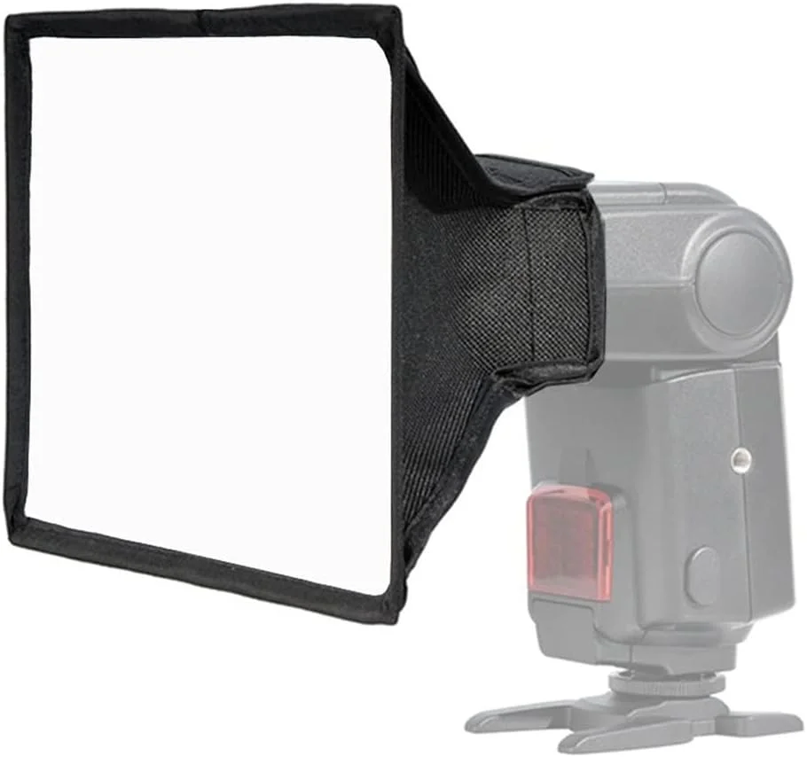 نرم باکس تاشو فلاش جهانی eWINNER 20cm*30cm، سازگار با فلاش های Canon/Nikon/Sony/Yongnuo YN560IV/Godox V860II