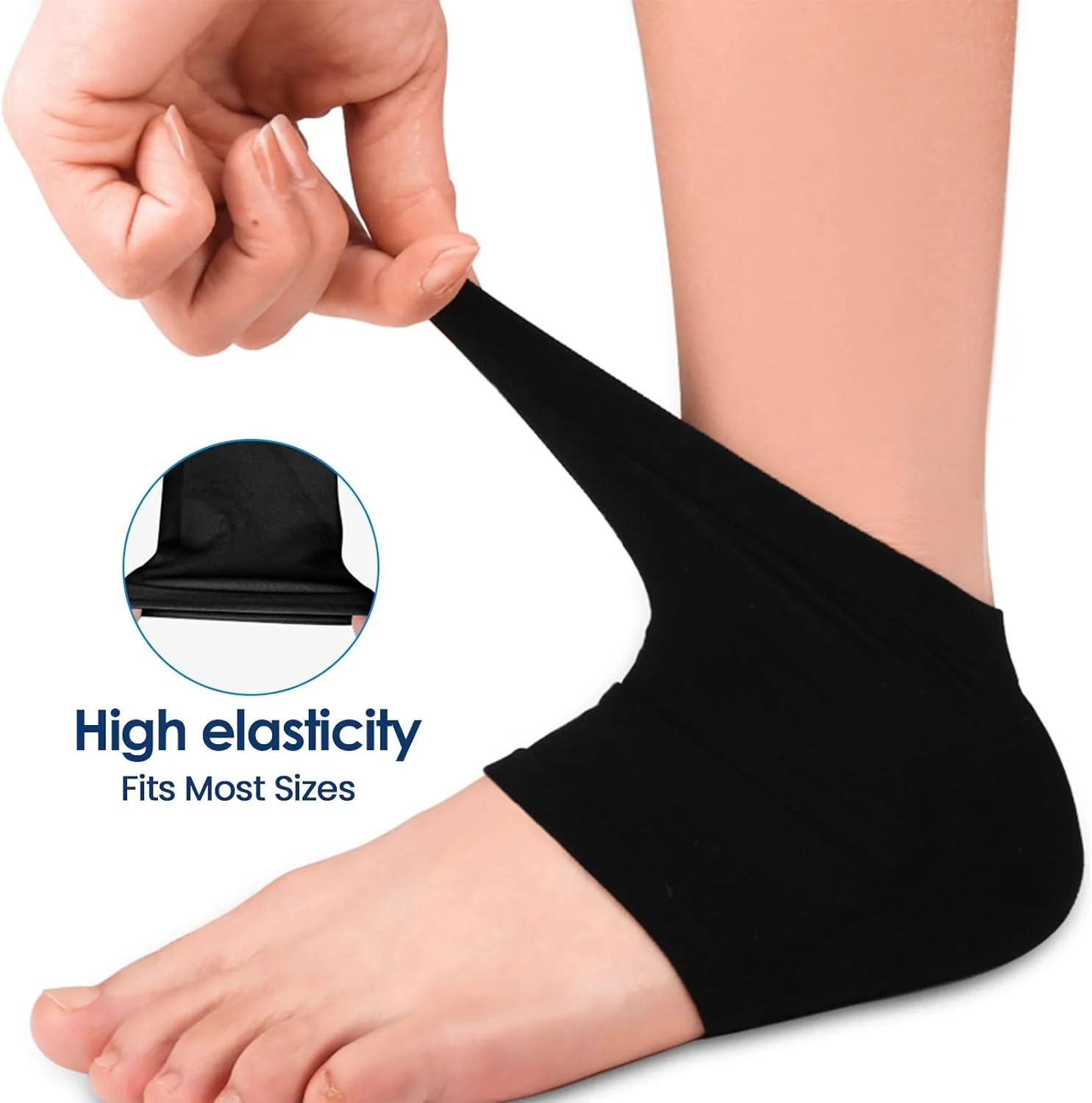 جوراب پاشنه مرطوب کننده برای ترک پا، جوراب سیلیکونی، جوراب پاشنه ژلی مرطوب کننده برای خشکی و ترک پا، قابل استفاده مجدد، مناسب استفاده در اسپا و هنگام خواب برای ترمیم رطوبت پا جوراب پاشنه مرطوب کننده برای ترک پا، جوراب سیلیکونی، جوراب پاشنه ژلی مرطوب کننده برای خشکی و ترک پا، قابل استفاده مجدد، مناسب استفاده در اسپا و هنگام خواب برای ترمیم رطوبت پا