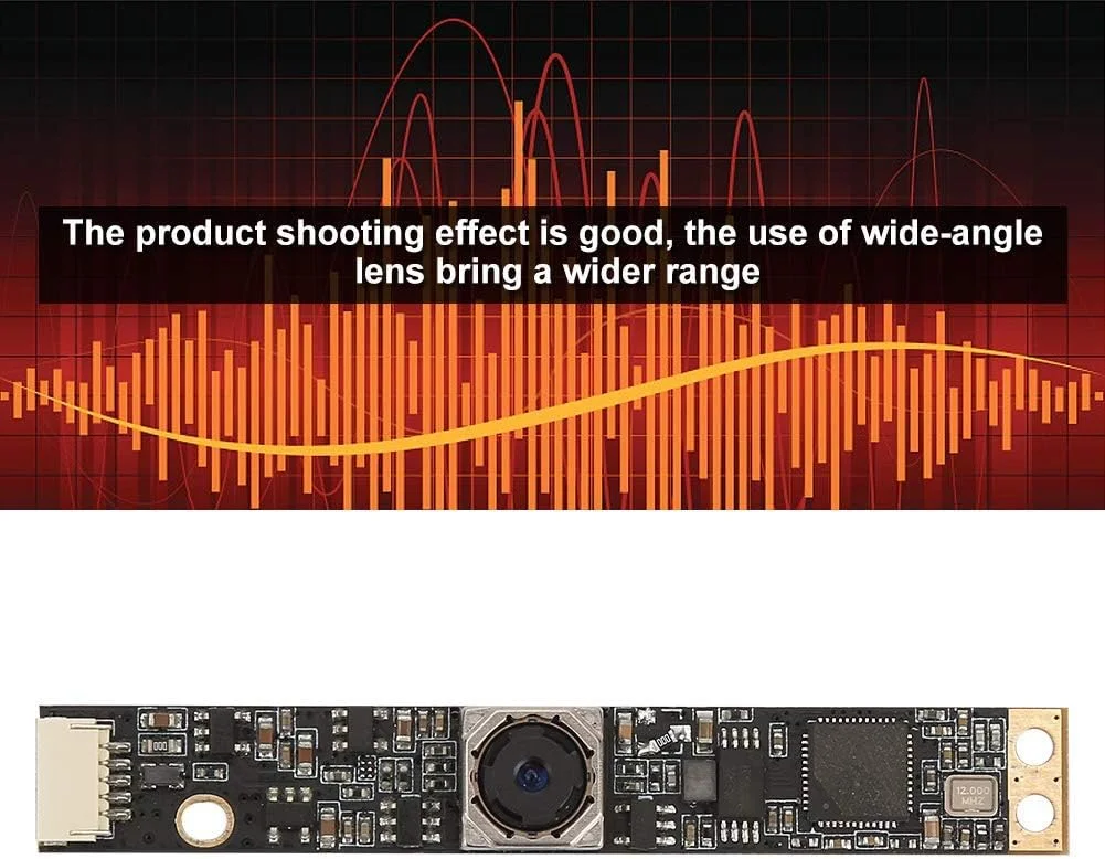 ماژول دوربین USB با لنز زاویه باز ۷۰ درجه و ۸ میلیون پیکسل به همراه تراشه IMX179 - مشکی ماژول دوربین USB با لنز زاویه باز ۷۰ درجه و ۸ میلیون پیکسل به همراه تراشه IMX179 - مشکی