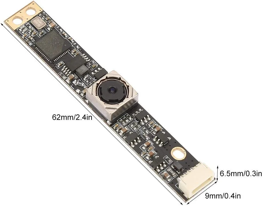ماژول دوربین USB با لنز زاویه باز ۷۰ درجه و ۸ میلیون پیکسل به همراه تراشه IMX179 - مشکی ماژول دوربین USB با لنز زاویه باز ۷۰ درجه و ۸ میلیون پیکسل به همراه تراشه IMX179 - مشکی