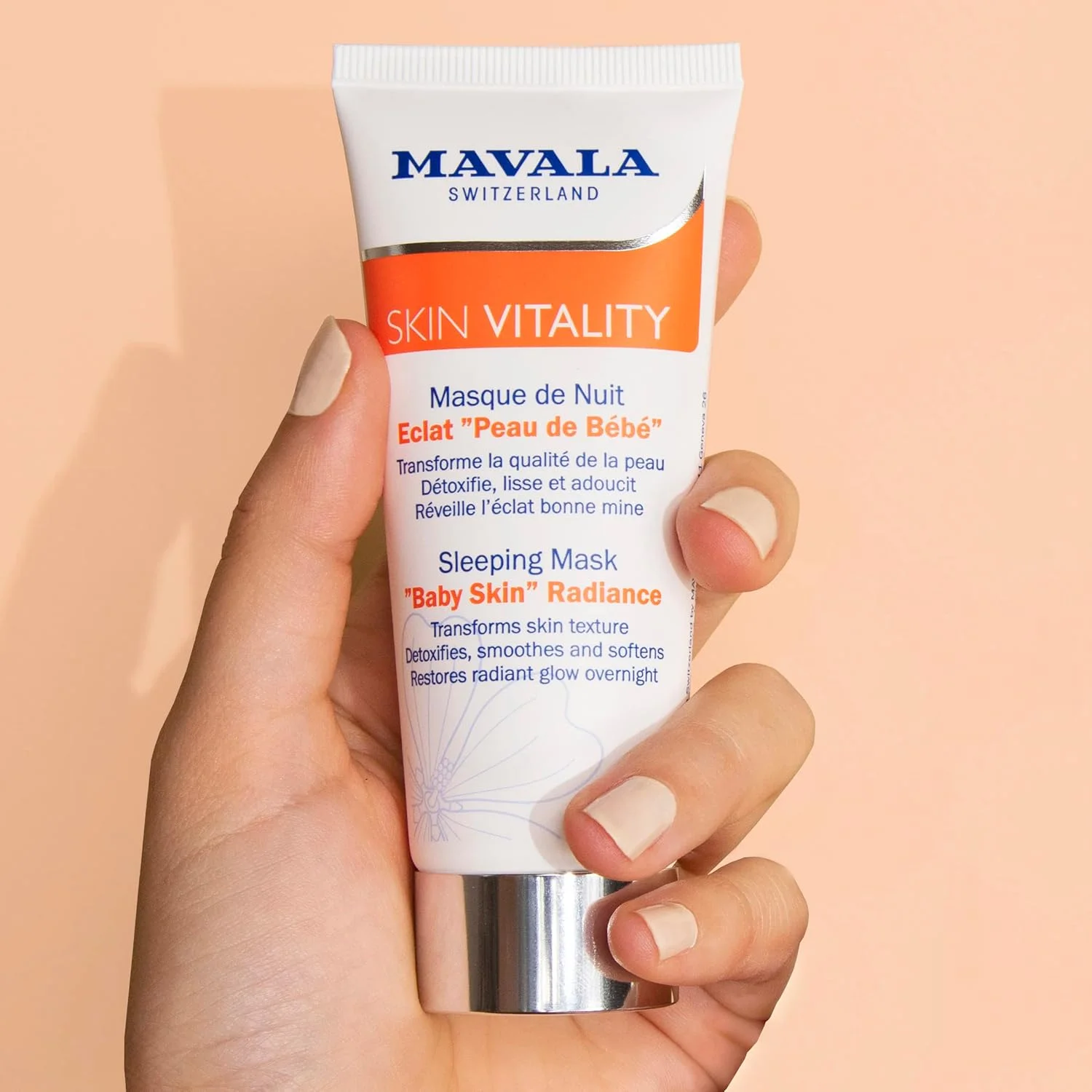 ماسک شب احیا کننده پوست صورت ماوالا مدل "پوست کودک"، 65 میلی لیتر