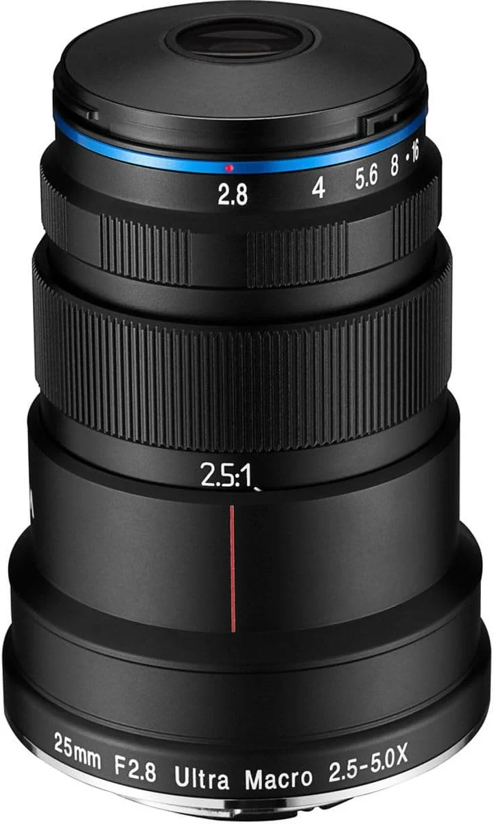 لنز پرایم دوربین فول فریم Laowa Venus 25mm f/2.8 2.5-5X Ultra-Macro Nikon F، مشکی
