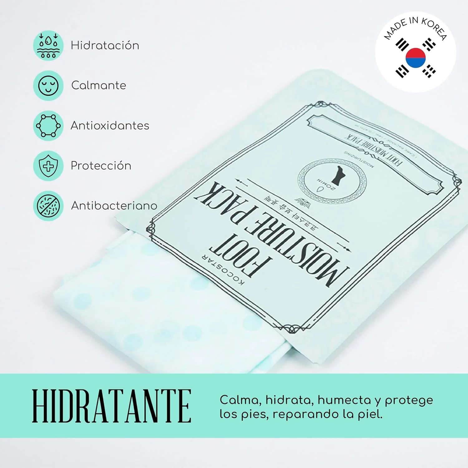 ماسک پا کوکواستار مرطوب کننده | راه حلی برای پاهای زبر، خسته و خشک | پاهای خود را نرم و تغذیه شده کنید | بهبود وضعیت پوست | بسته 1 عددی، 16 میلی لیتر ماسک پا کوکواستار مرطوب کننده | راه حلی برای پاهای زبر، خسته و خشک | پاهای خود را نرم و تغذیه شده کنید | بهبود وضعیت پوست | بسته 1 عددی، 16 میلی لیتر