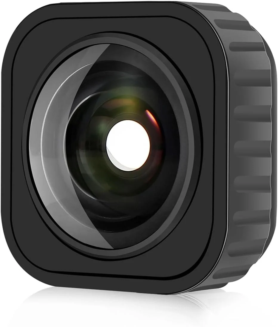 لنز دوربین Irovami - زاویه دید گسترده 155 درجه با قابلیت ضد لرزش و ضد آب تا عمق 5 متر، سازگار با Max/Hero 12 11 10 9 Black