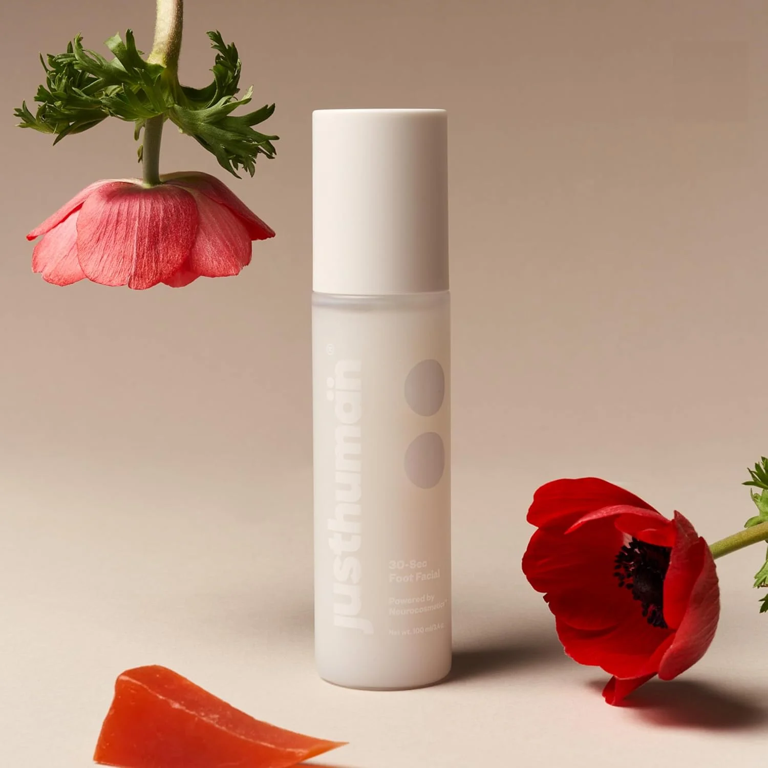 اسپری لایه بردار فوری پا Justhuman 30 ثانیه ای | از بین بردن پوست مرده | لایه برداری فوری، آبرسانی تسکین دهنده | لایه بردار پوست مرده پدیکور | درمان پا شبیه اسپا | غیر سمی و پاک