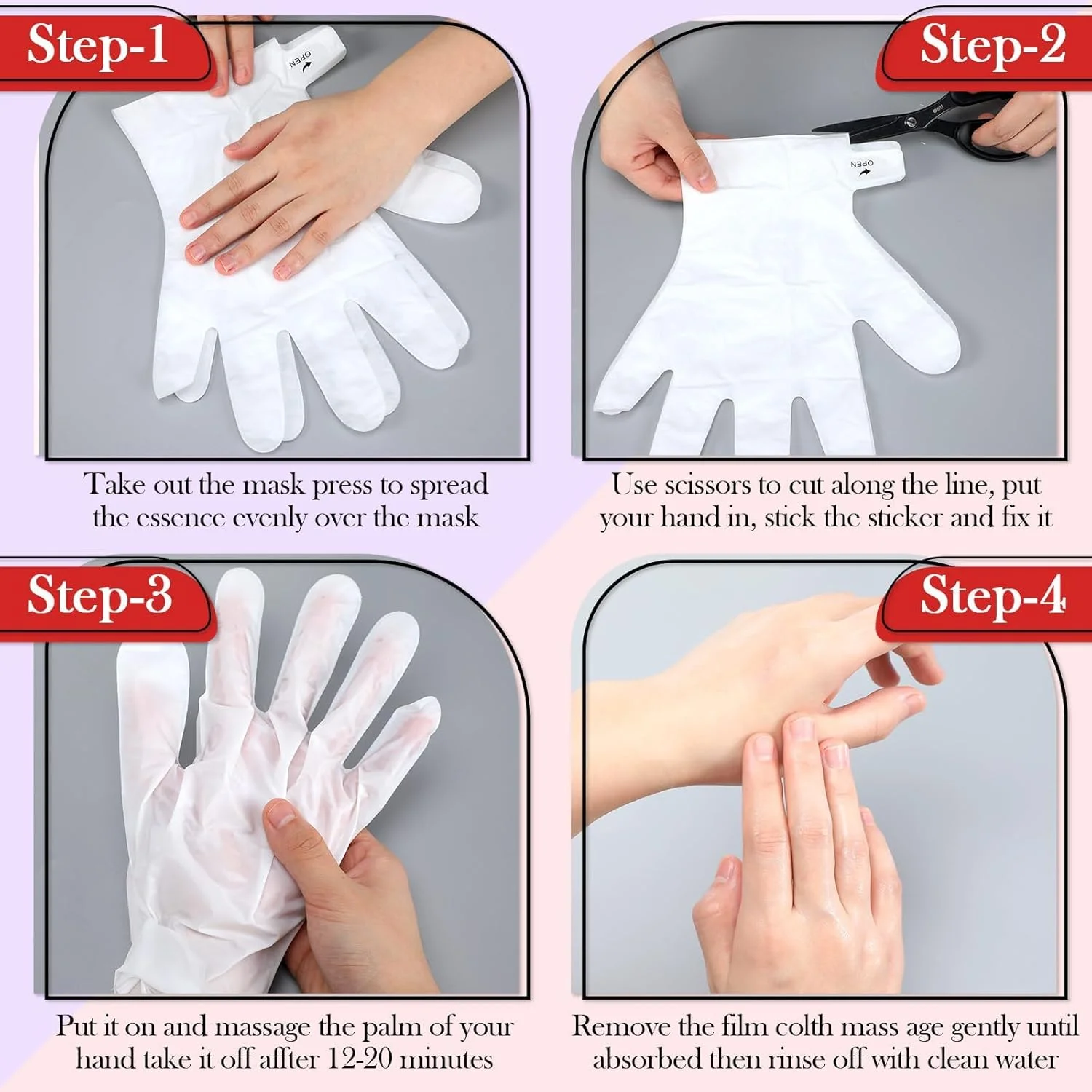 ماسک دست و پا مرطوب کننده KASTWAVE، 24 عدد، دستکش مرطوب کننده دست و پا، ماسک شی باتر و آلوئه ورا برای کیت اسپا، هدیه مراقبت از پوست، کیت های زیبایی برای زنان ماسک دست و پا مرطوب کننده KASTWAVE، 24 عدد، دستکش مرطوب کننده دست و پا، ماسک شی باتر و آلوئه ورا برای کیت اسپا، هدیه مراقبت از پوست، کیت های زیبایی برای زنان