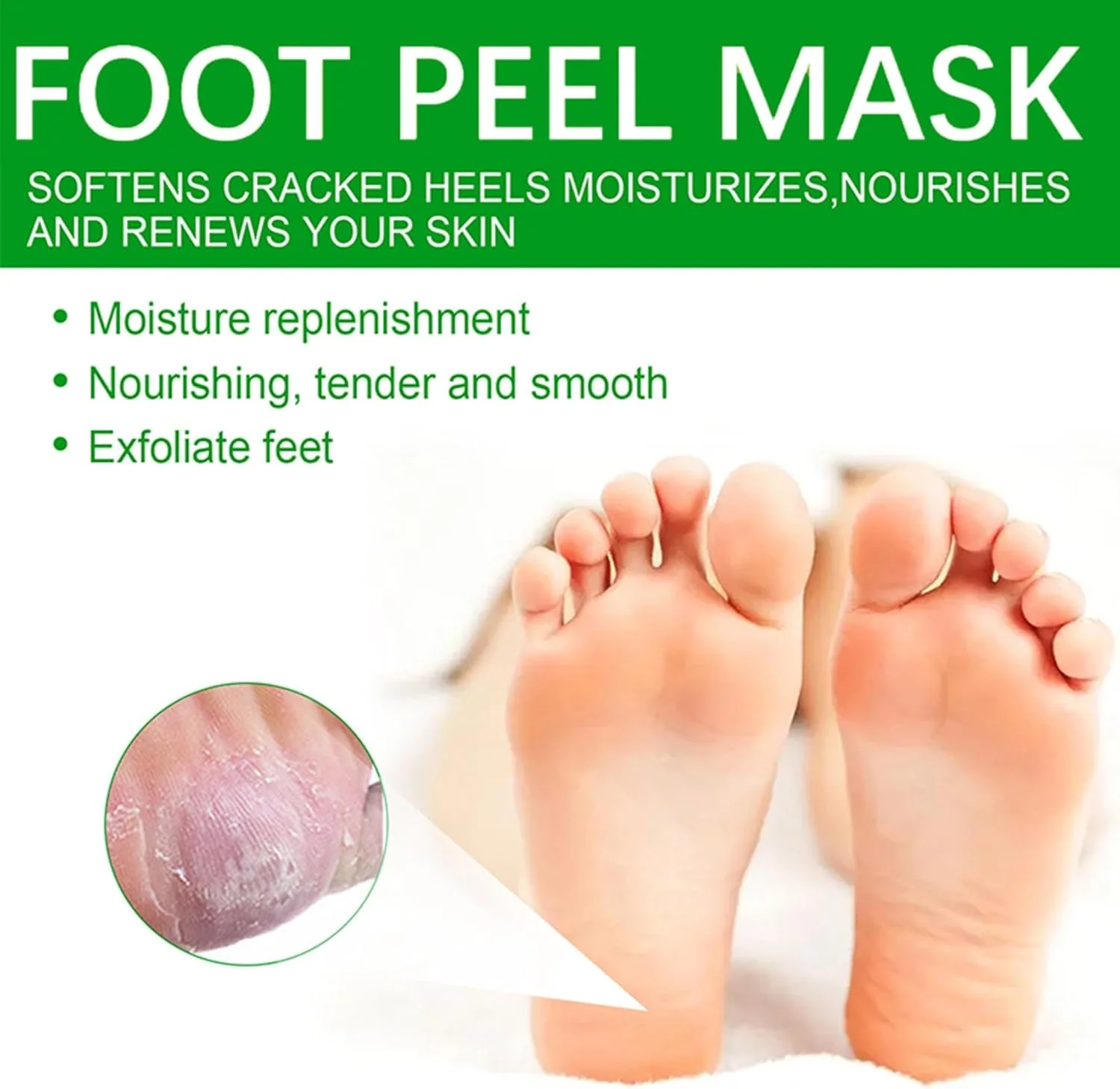 ماسک لایه بردار پا KASTWAVE، بسته 3 عددی، ماسک مرطوب کننده پا، لایه برداری پوست مرده و از بین برنده پینه، ساخته شده با عصاره آلوئه ورا، ماسک لایه بردار پا برای داشتن پاهایی نرم و لطیف مانند پای کودک، مناسب برای خانم ها و آقایان