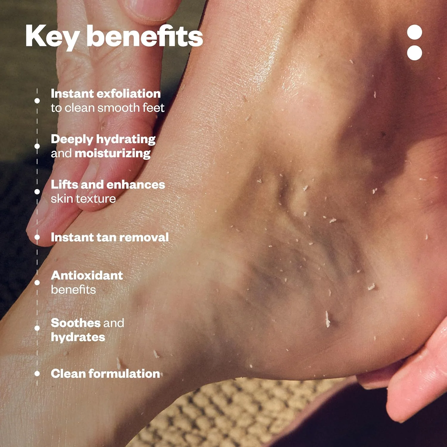 اسپری لایه بردار فوری پا Justhuman 30 ثانیه ای | از بین بردن پوست مرده | لایه برداری فوری، آبرسانی تسکین دهنده | لایه بردار پوست مرده پدیکور | درمان پا شبیه اسپا | غیر سمی و پاک