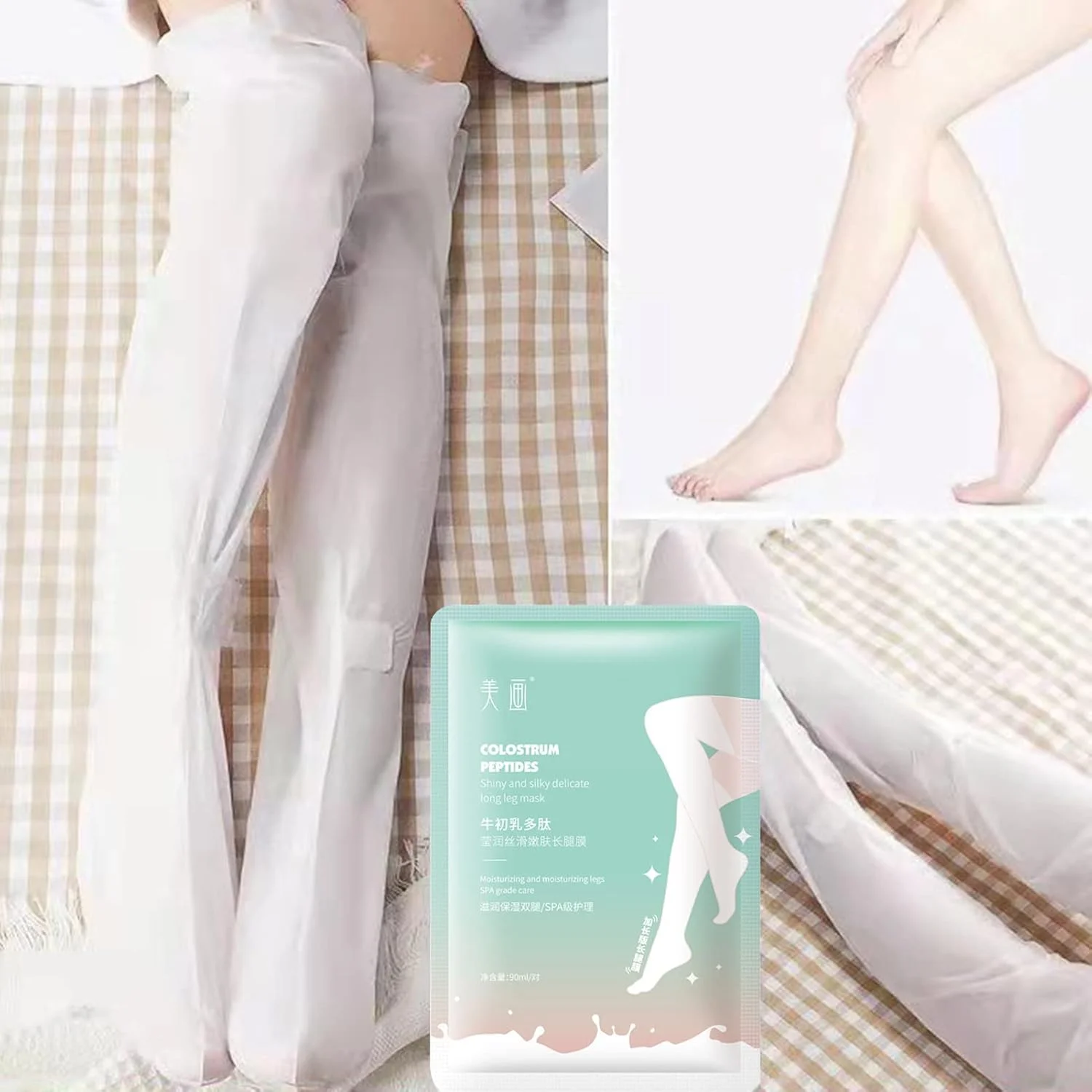 ماسک پا ایرومی، 1 جفت ماسک پا مرطوب کننده و ابریشمی پلی پپتیدی ماسک پا ایرومی، 1 جفت ماسک پا مرطوب کننده و ابریشمی پلی پپتیدی