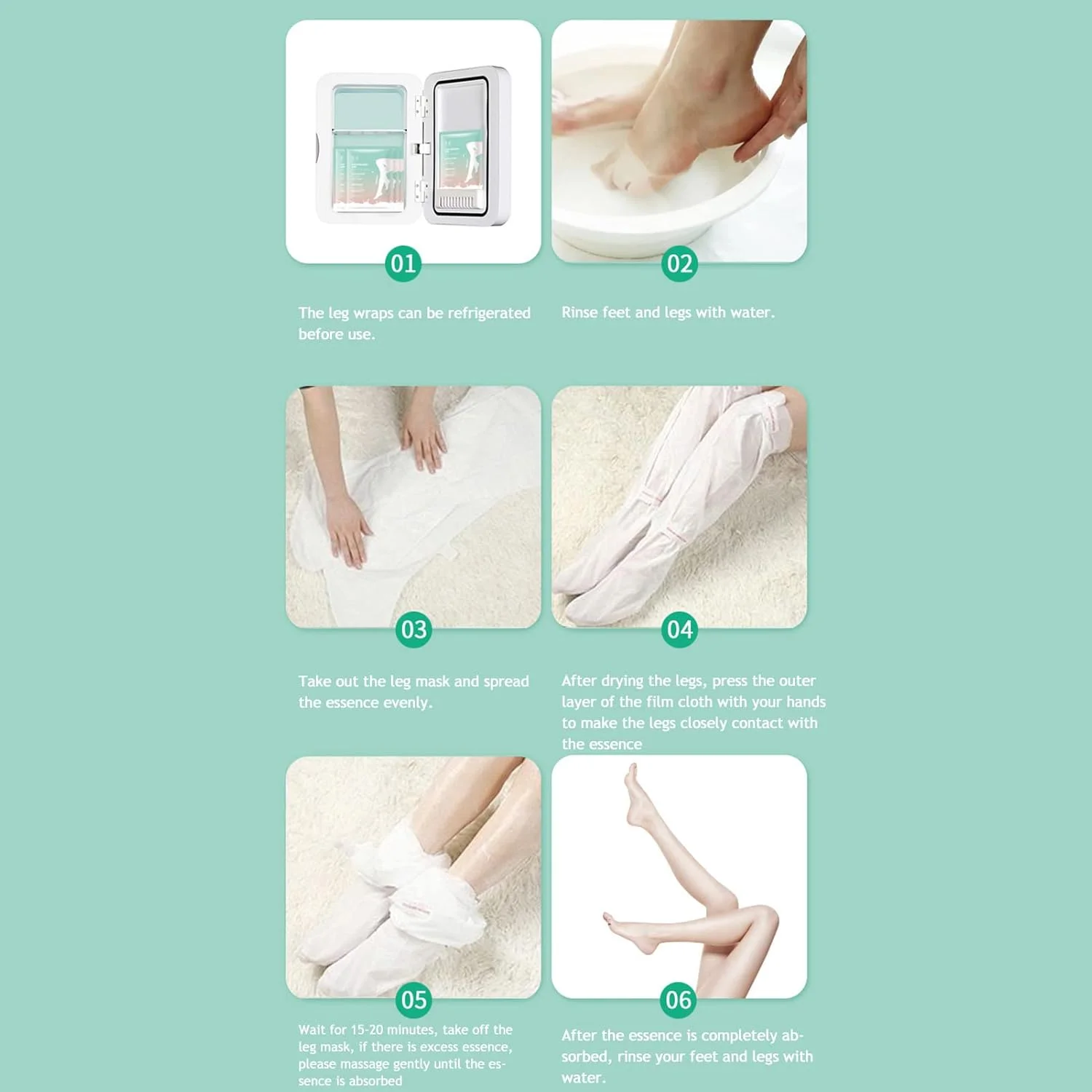 ماسک پا ایرومی، 1 جفت ماسک پا مرطوب کننده و ابریشمی پلی پپتیدی ماسک پا ایرومی، 1 جفت ماسک پا مرطوب کننده و ابریشمی پلی پپتیدی