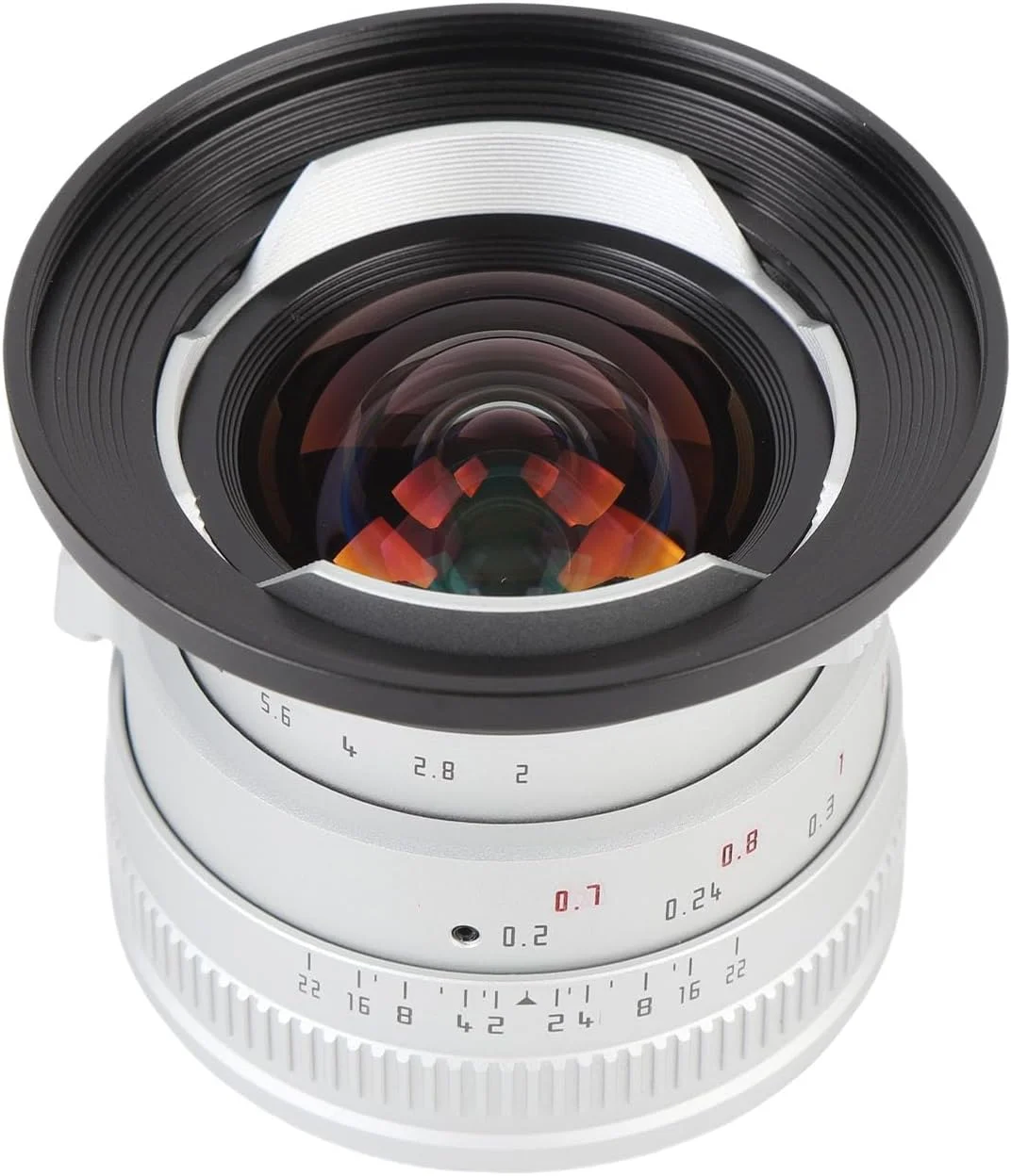 لنز 12 میلیمتری F2.0 با دیافراگم بزرگ و پوشش ضد انعکاس برای GF8 GH5 GH6 (نقرهای) لنز 12 میلیمتری F2.0 با دیافراگم بزرگ و پوشش ضد انعکاس برای GF8 GH5 GH6 (نقرهای)