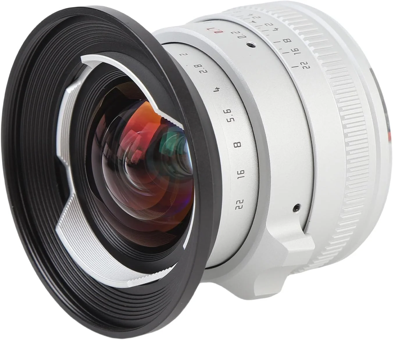 لنز 12 میلیمتری F2.0 با دیافراگم بزرگ و پوشش ضد انعکاس برای GF8 GH5 GH6 (نقرهای) لنز 12 میلیمتری F2.0 با دیافراگم بزرگ و پوشش ضد انعکاس برای GF8 GH5 GH6 (نقرهای)