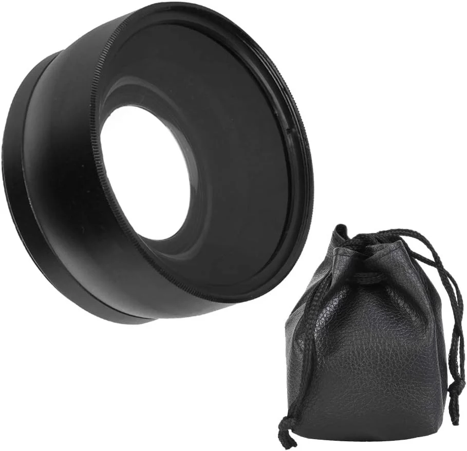 لنز دوربین زاویه باز و ماکرو GOWENIC 58mm 0.45X با پوشش دیجیتال چند لایه و طراحی پوشش ضد انعکاس برای تمام لنزهای 58 میلی متری و فیلتر 62 میلی متری