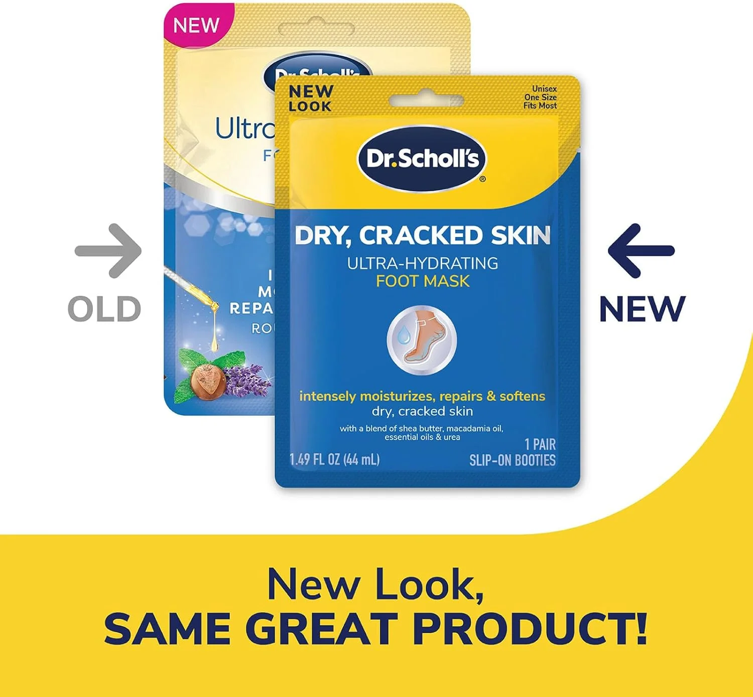 ماسک فوق آبرسان پا برای پوست خشک و ترک خورده دکتر شولز، 44 میلی لیتر، 1 جفت