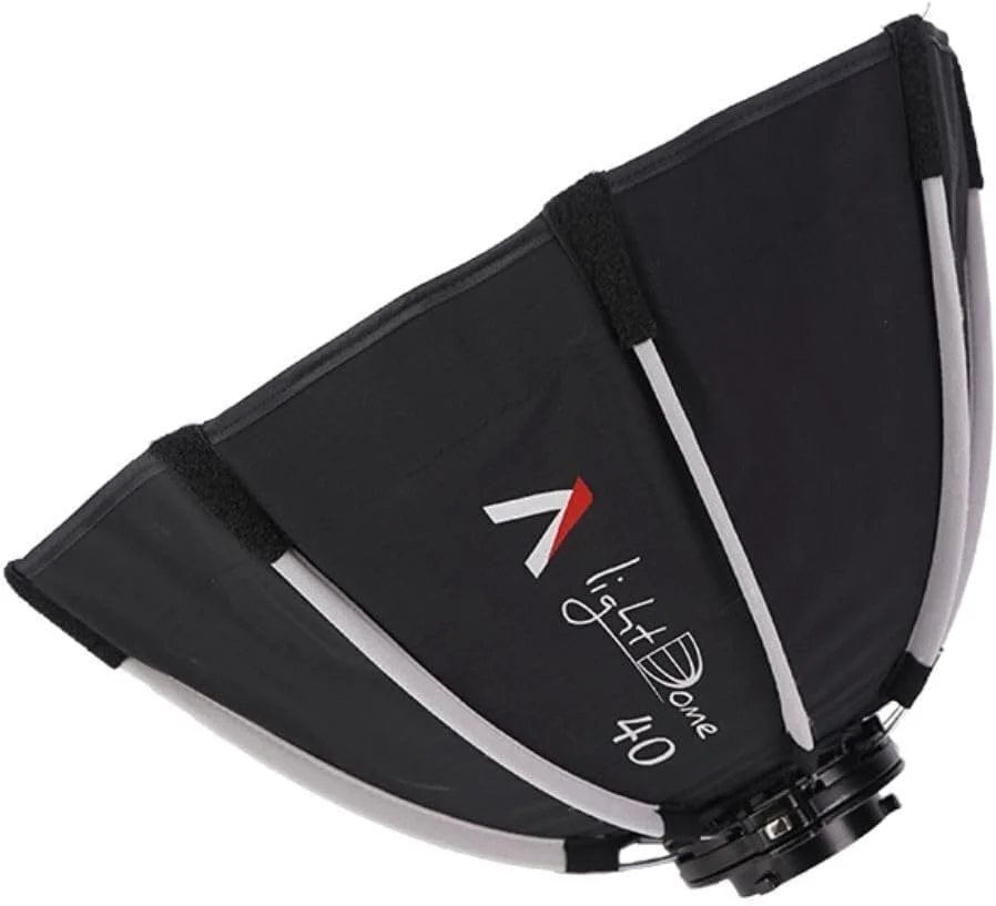 نرم باکس آپورچر Light Dome 40 Mini برای Storm 80c، طراحی هشت ضلعی دایره ای با مانت Mini ProLock و پارچه های دیفیوزر