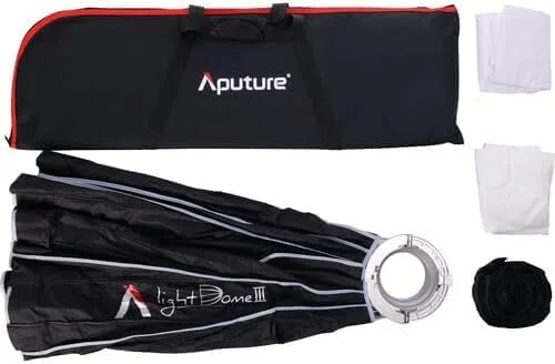 نرم باکس Aputure Light Dome III، نسخه بهبود یافته 35 اینچی برای سری Aputure Light Storm 600d، 300d II، Amaran 300c، 200x S