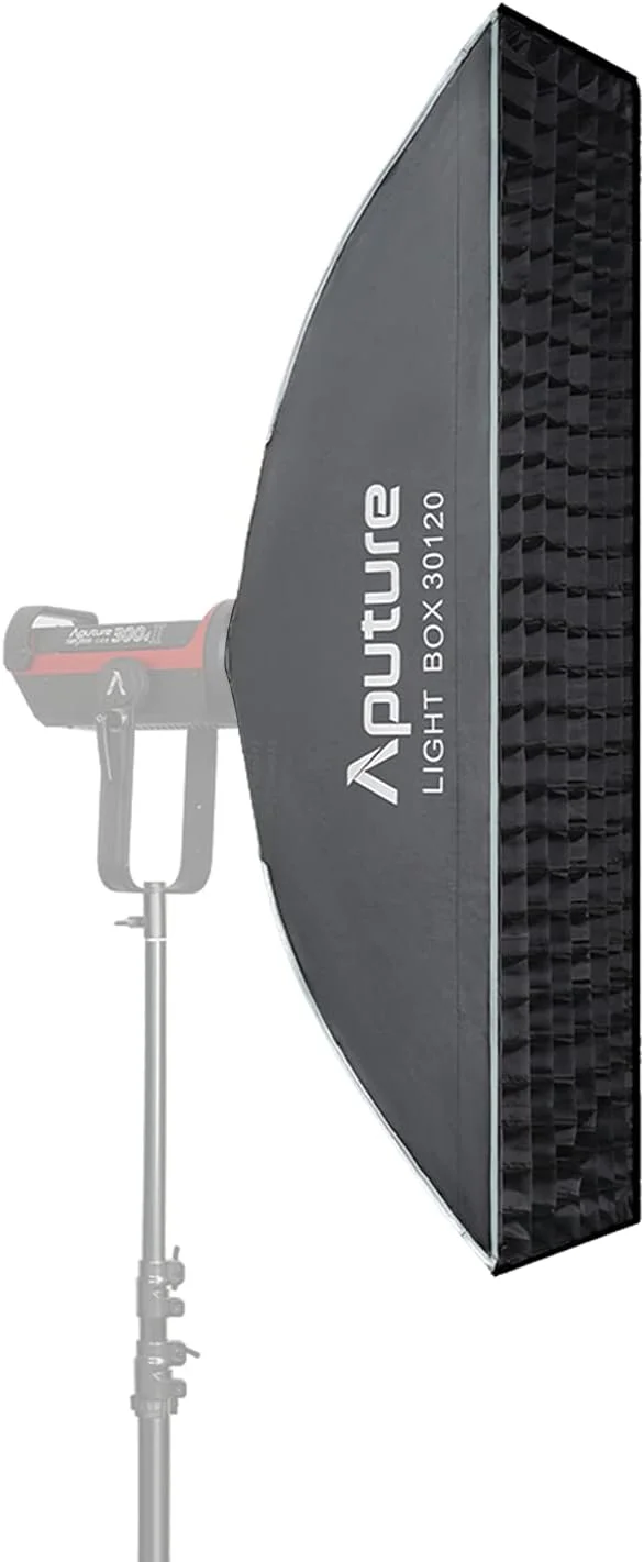لایت باکس مستطیلی Aputure 30120 با گرید و مانت بوئنز برای سری Amaran 60 / 100 / 200 و سری Aputure LS 300 / 600 / 120