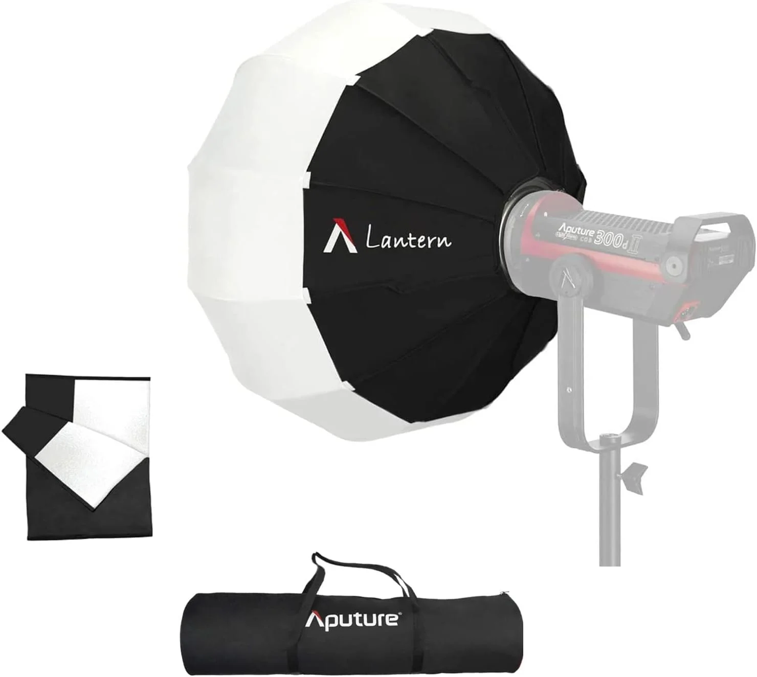 نرم‌باکس فانوسی Aputure با مانت بوئنز برای نورهای Mark II 120D II 300D II و سایر نورهای دارای مانت بوئنز، نسخه ارتقا یافته Aputure Space Light