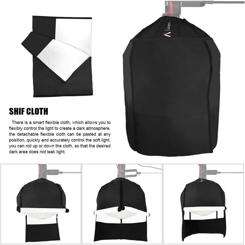 نرم‌باکس فانوسی Aputure با مانت بوئنز برای نورهای Mark II 120D II 300D II و سایر نورهای دارای مانت بوئنز، نسخه ارتقا یافته Aputure Space Light