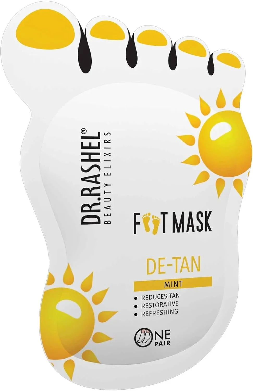 ماسک لایه بردار و اسکراب پا دکتر راشل برای داشتن پاهایی نرم مانند پای کودک | از بین برنده پوست خشک و پینه های سخت | آبرسان پاهای خشک - 1 عدد