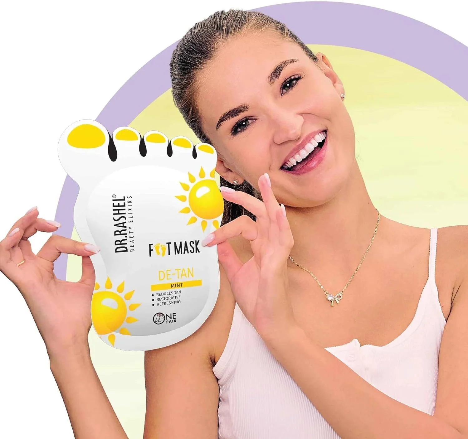 ماسک لایه بردار و اسکراب پا دکتر راشل برای داشتن پاهایی نرم مانند پای کودک | از بین برنده پوست خشک و پینه های سخت | آبرسان پاهای خشک - 1 عدد ماسک لایه بردار و اسکراب پا دکتر راشل برای داشتن پاهایی نرم مانند پای کودک | از بین برنده پوست خشک و پینه های سخت | آبرسان پاهای خشک - 1 عدد